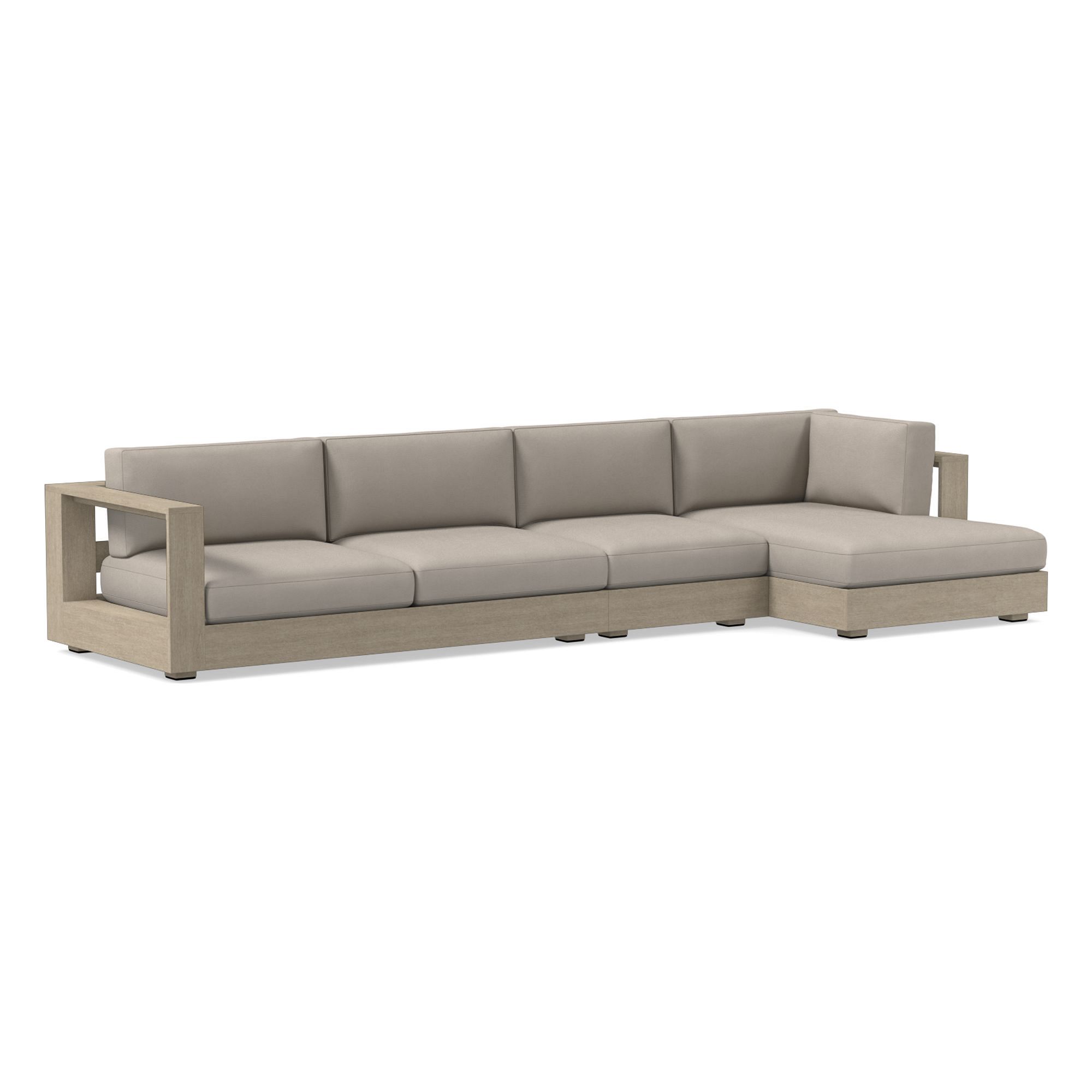 Telluride Outdoor -Piece Chaise Sectional Cushion Covers | West Elm