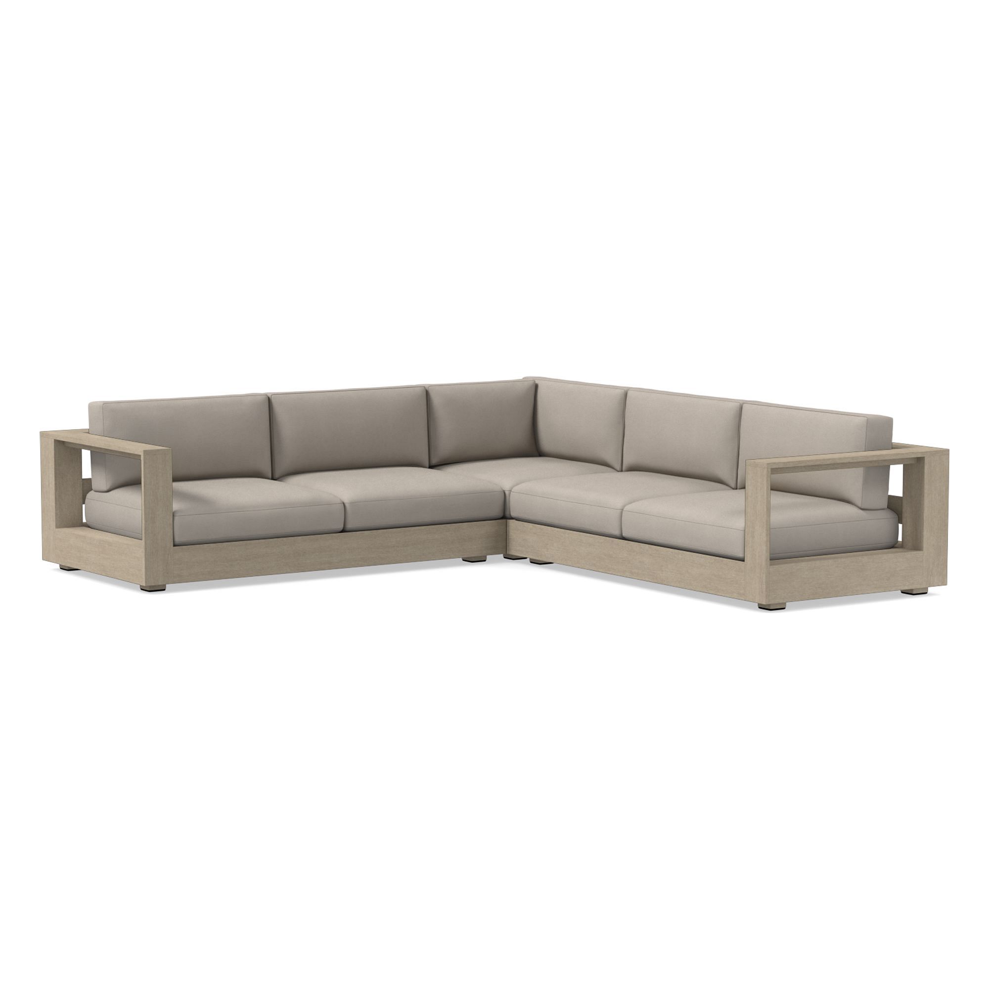 Telluride Outdoor -Piece L-Shaped Sectional Cushion Covers | West Elm