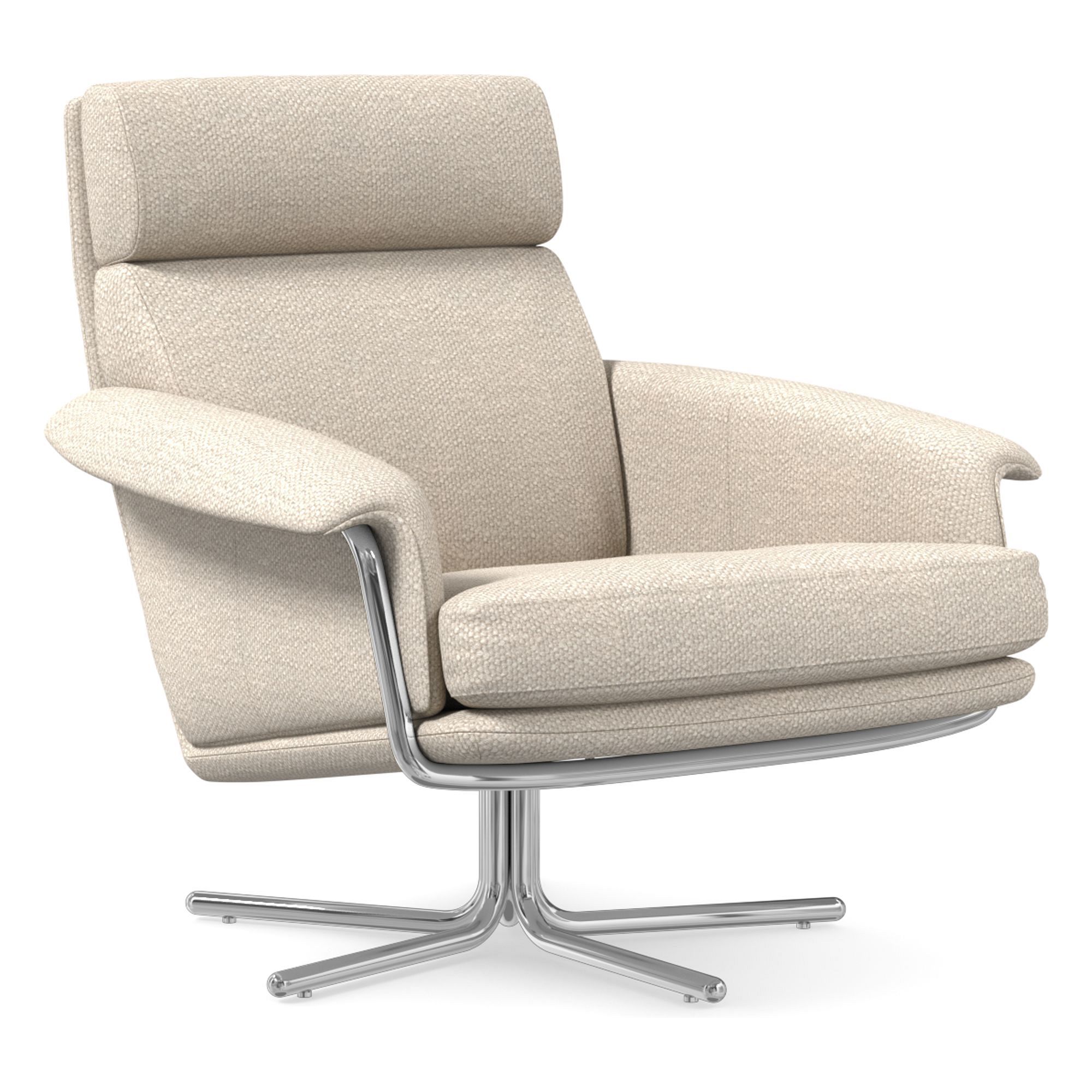 Kristoff Swivel Chair | West Elm