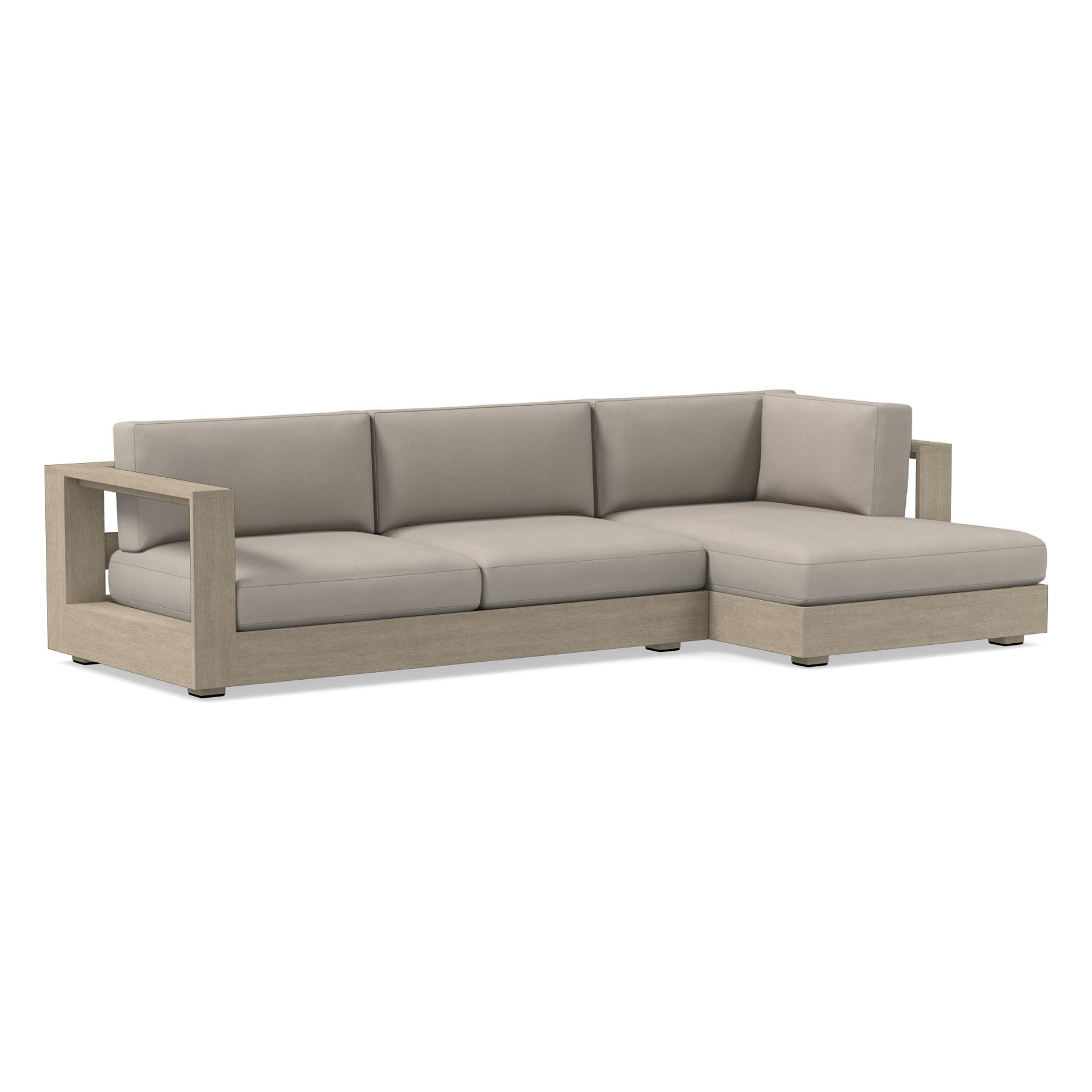 Telluride Outdoor -Piece Chaise Sectional Cushion Covers | West Elm