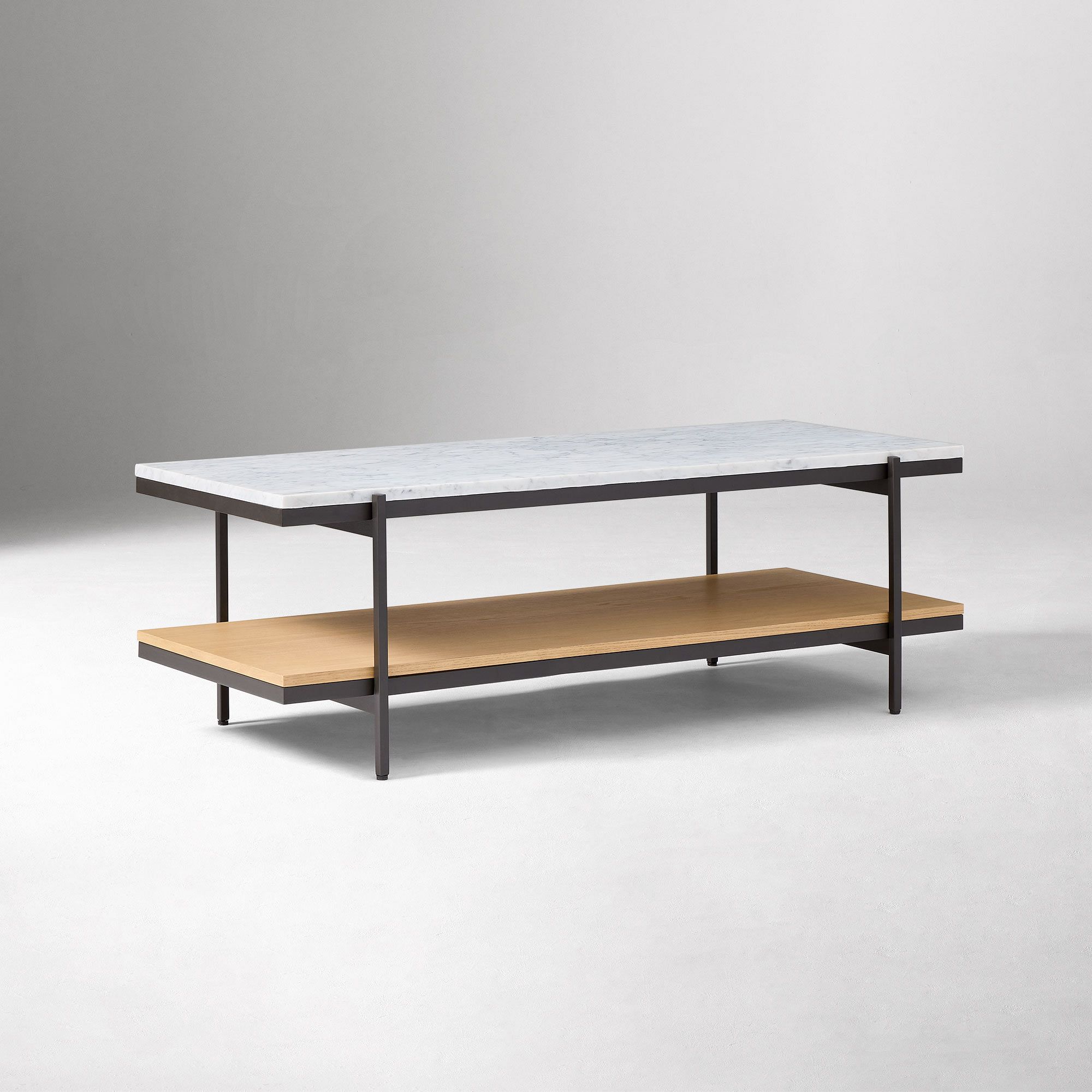 Pierce Marble Coffee Table (47.5") | West Elm