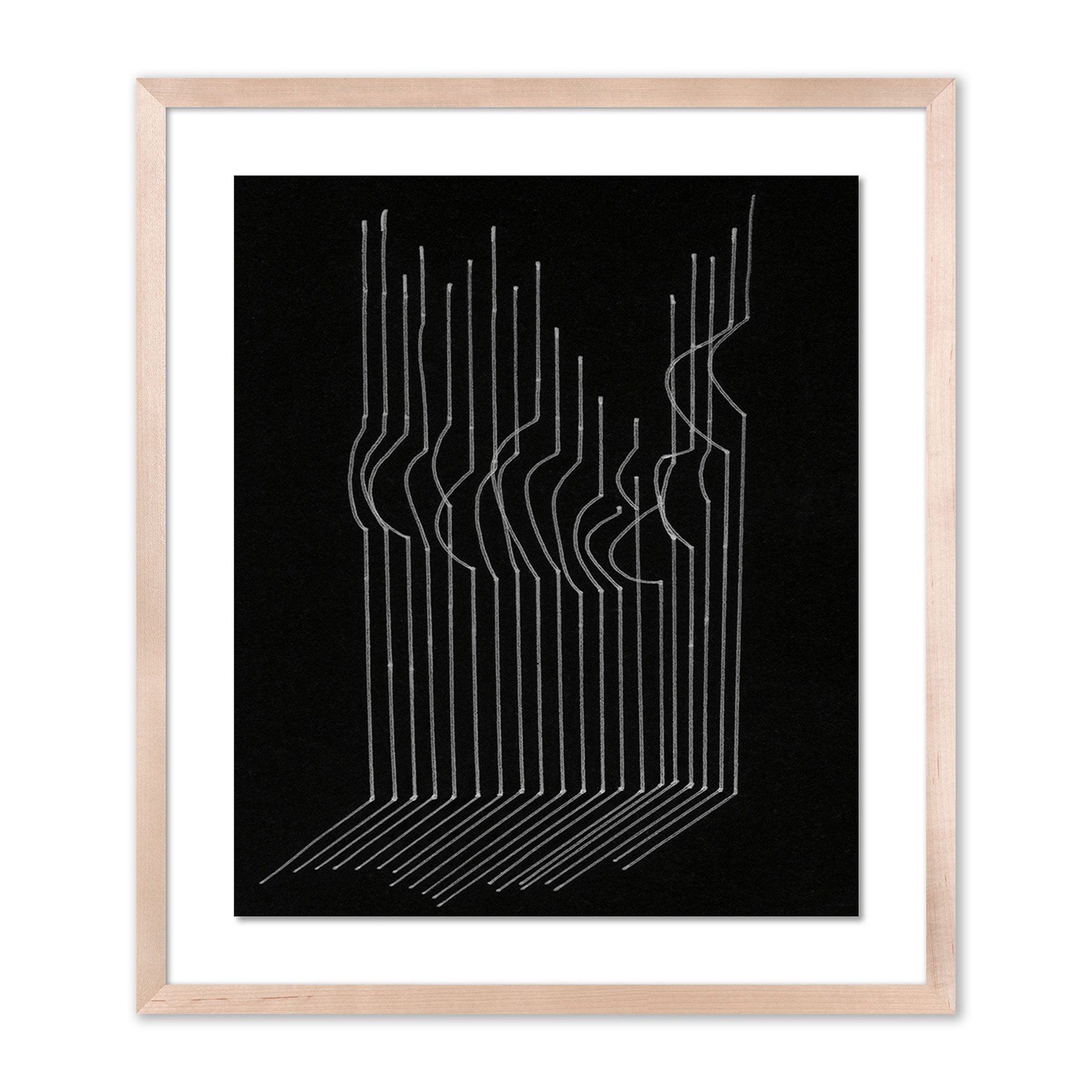 Lined Up Framed Wall Art by Dan Hobday | West Elm