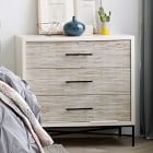 Wood Tiled 3-Drawer Dresser