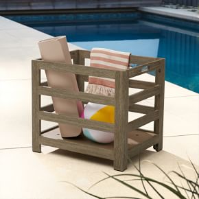 Portside Outdoor Deck Bin | West Elm