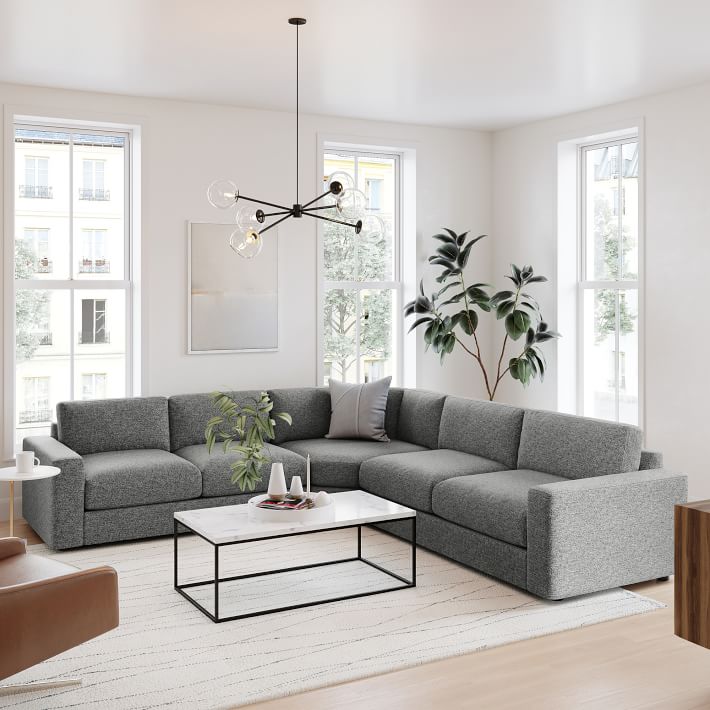 West elm urban sectional discount