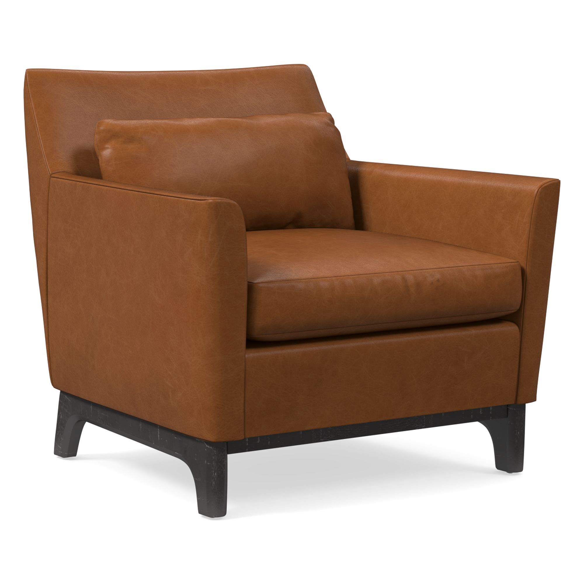 Harvey Leather Chair | West Elm