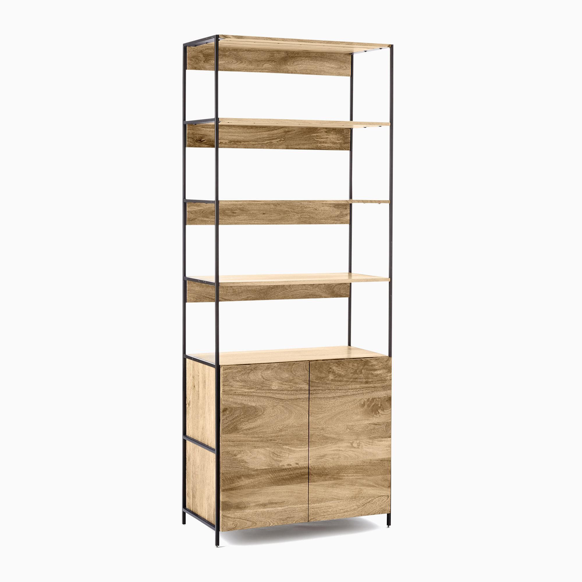 Industrial Modular Open & Closed Storage (33") | West Elm