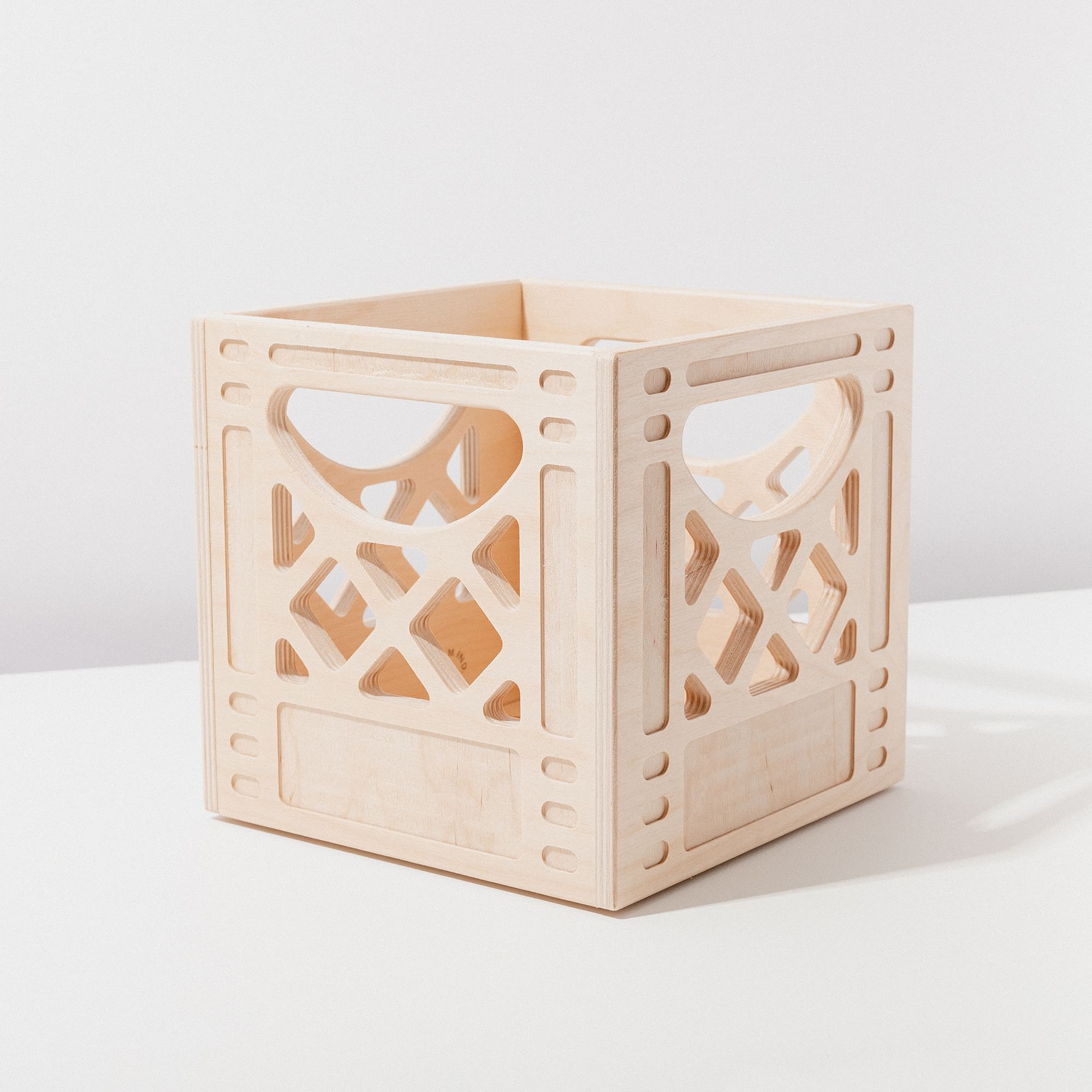 WAAM Industries Wooden Milk Crate | West Elm