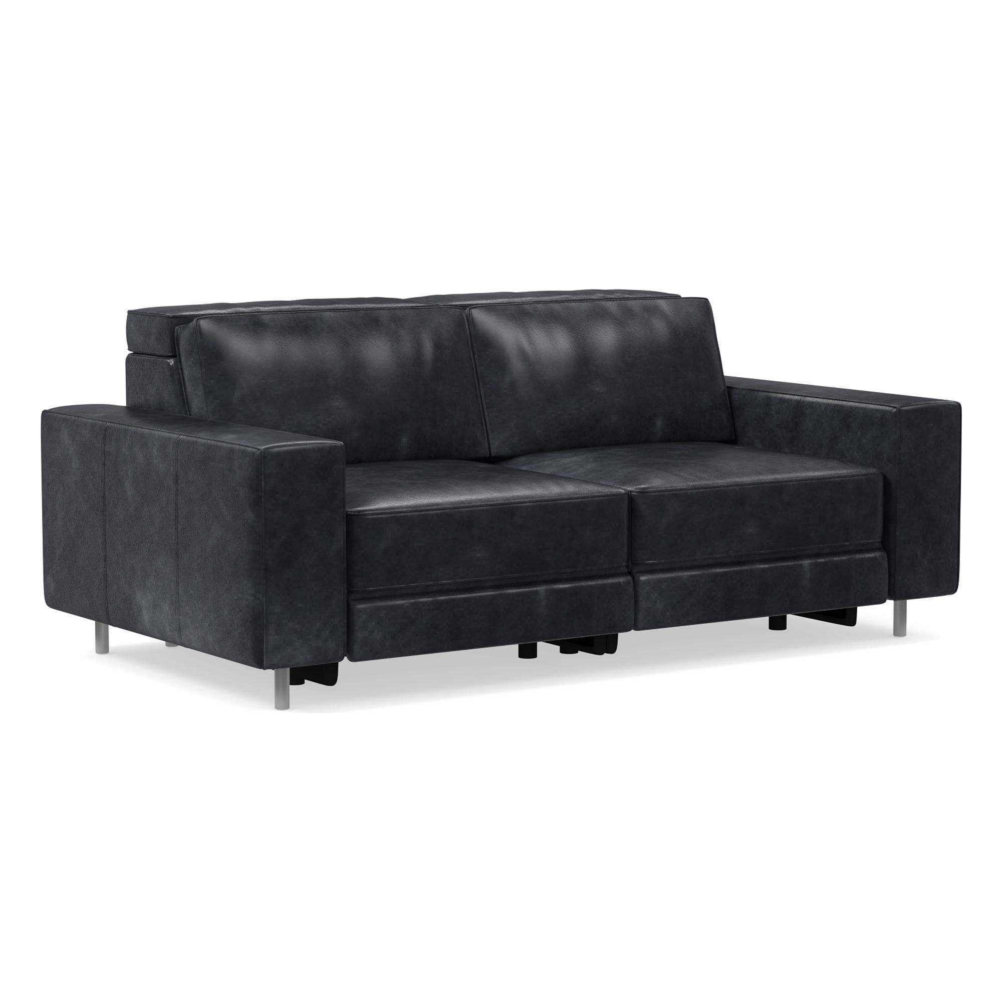 Axel Motion Reclining Leather Sofa (78") | West Elm