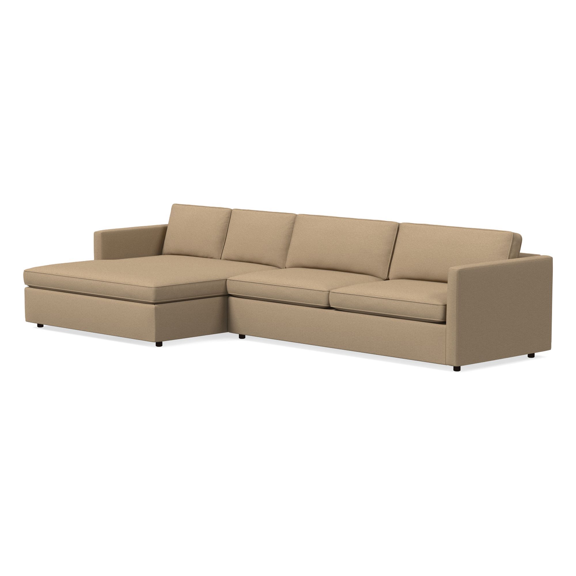 Harris Double Wide Chaise Sectional | Sofa With West Elm