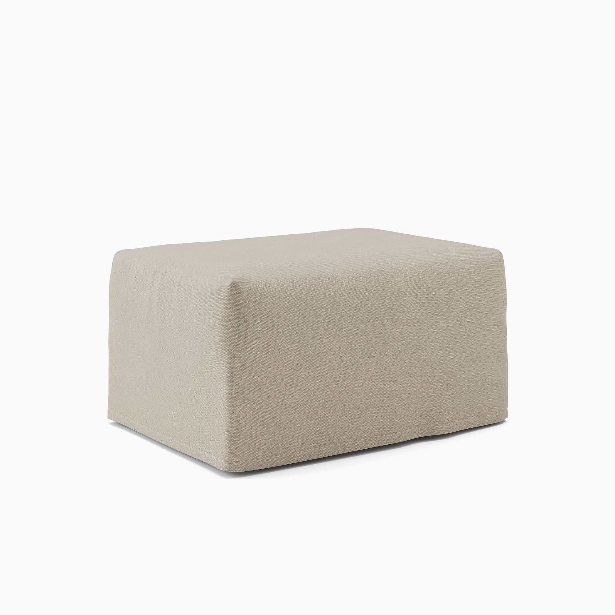 Telluride Aluminum Outdoor Ottoman Protective Cover | West Elm