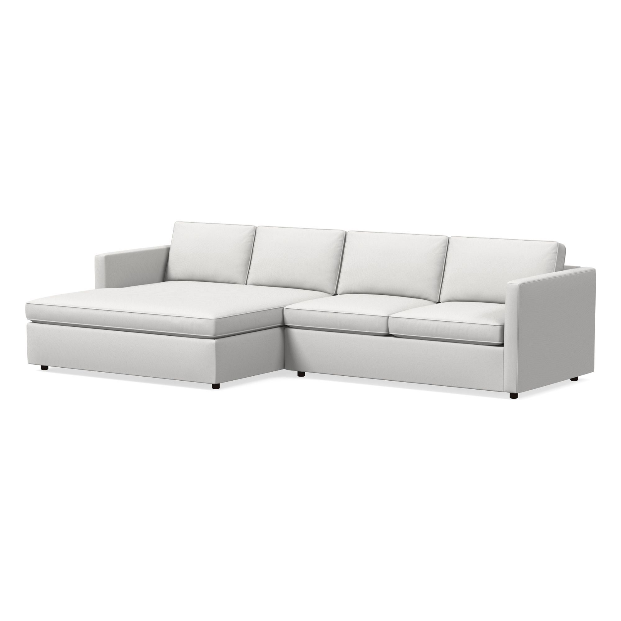 Harris Double Wide Chaise Sectional | Sofa With West Elm