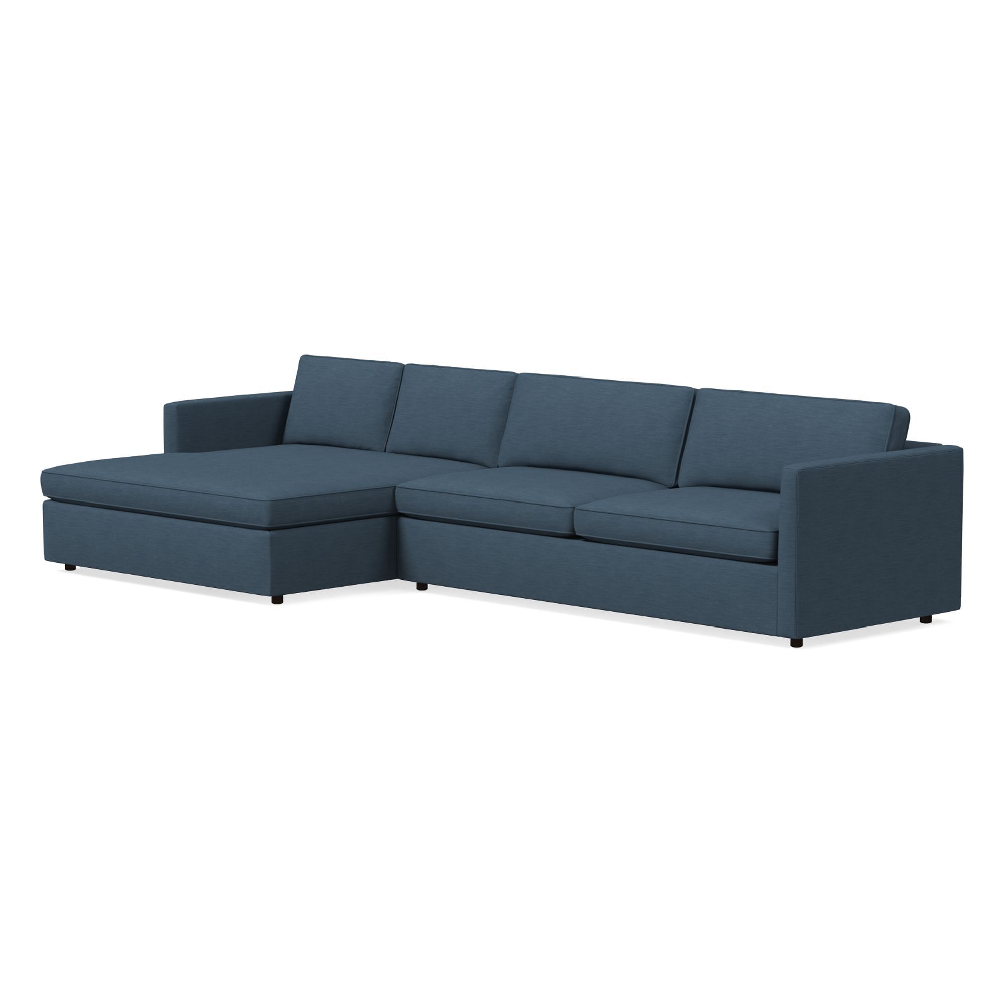 Harris Double Wide Chaise Sectional | Sofa With West Elm