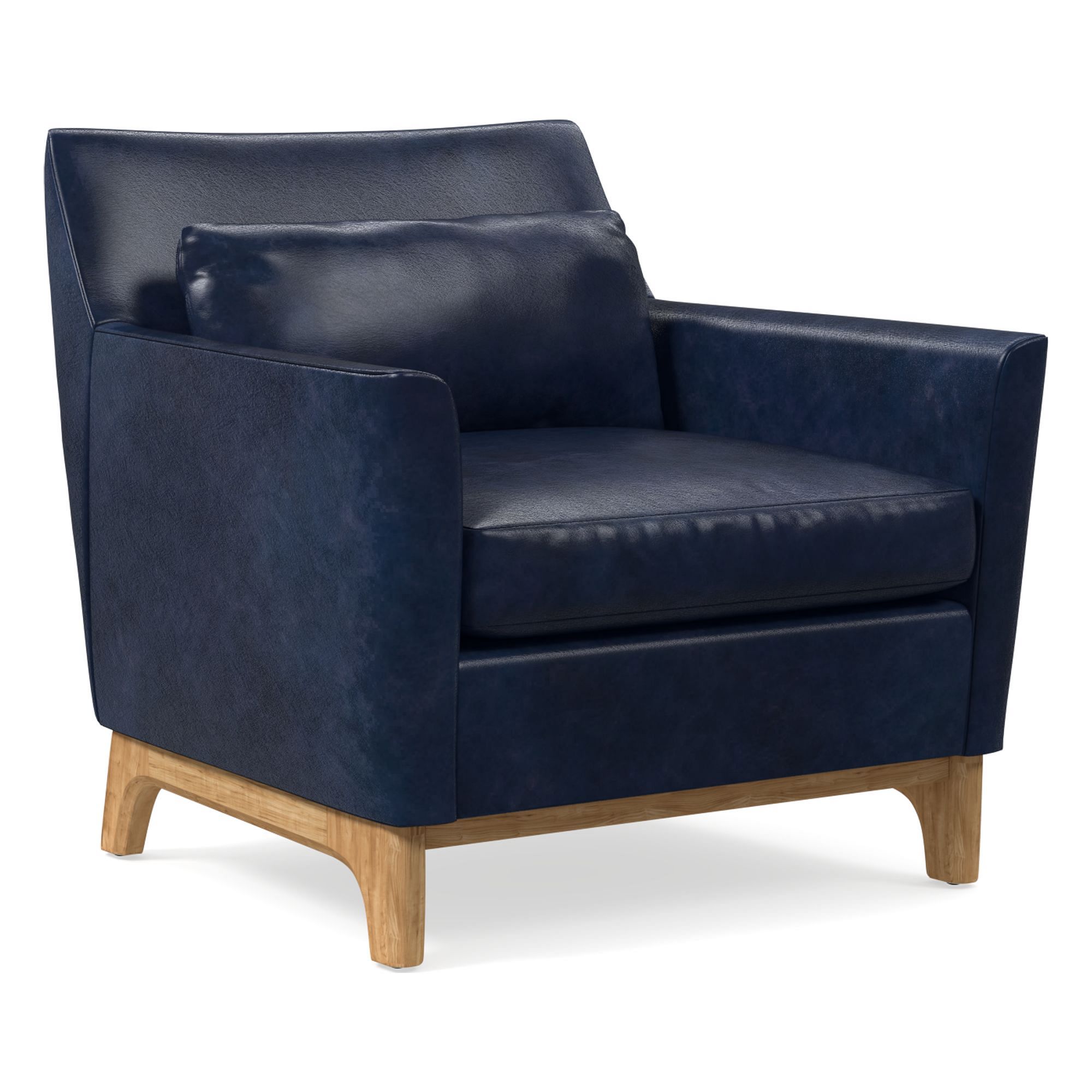 Harvey Leather Chair | West Elm