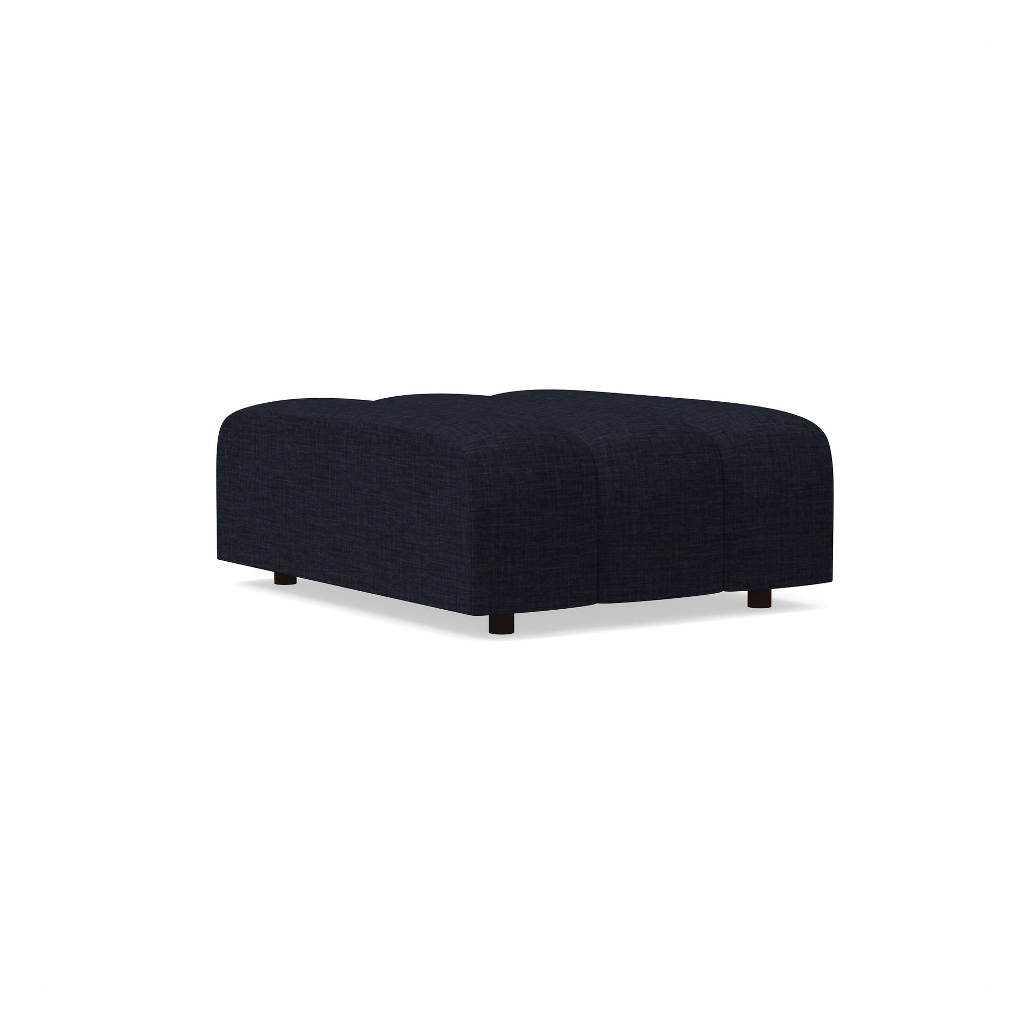 Avalon Channeled Ottoman | West Elm