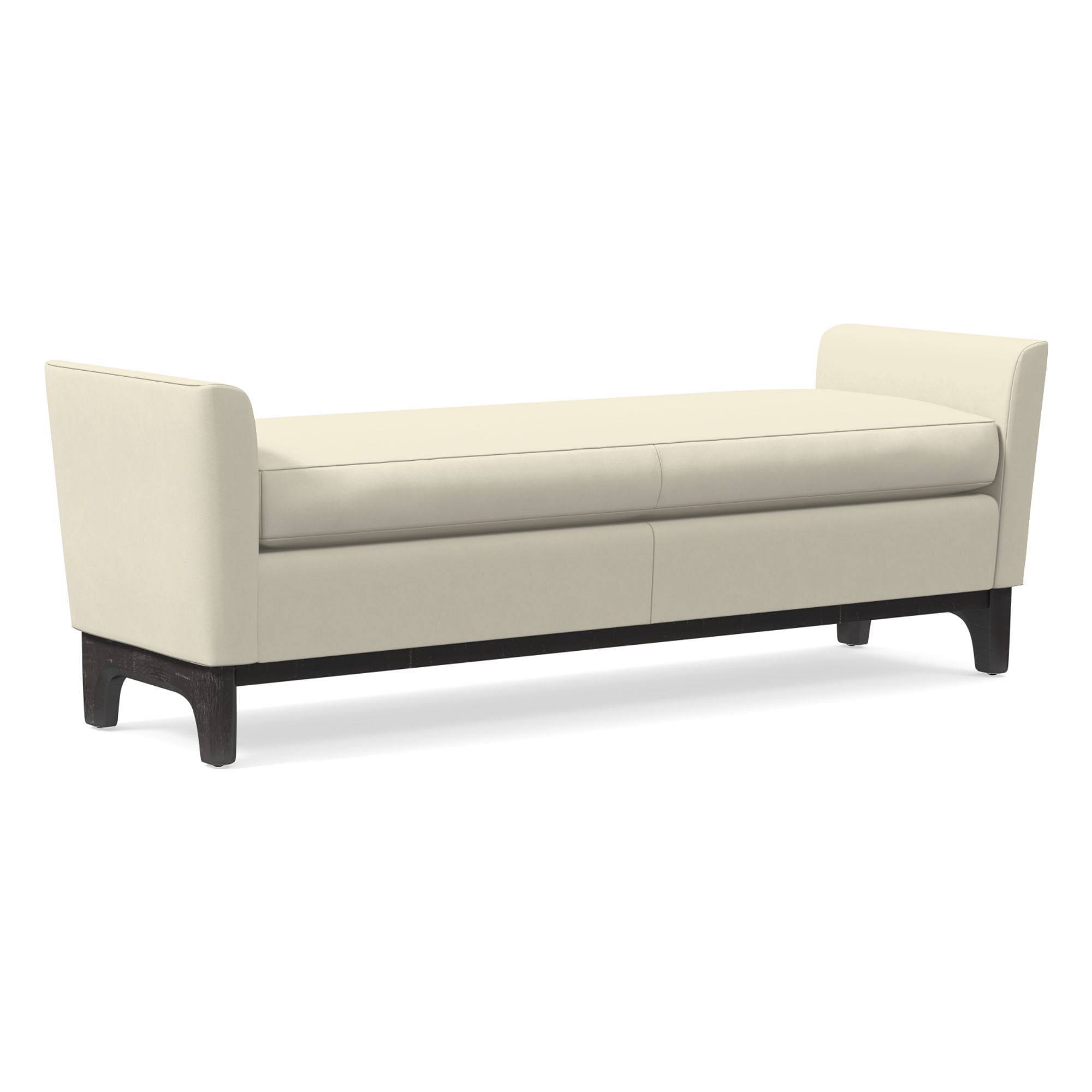 Harvey Leather Bench | West Elm