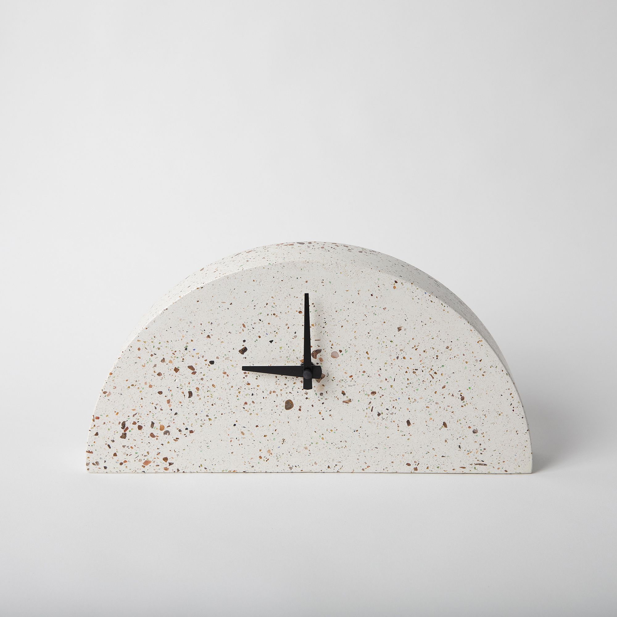 Pretti.Cool Terrazzo Mantel Clock | West Elm