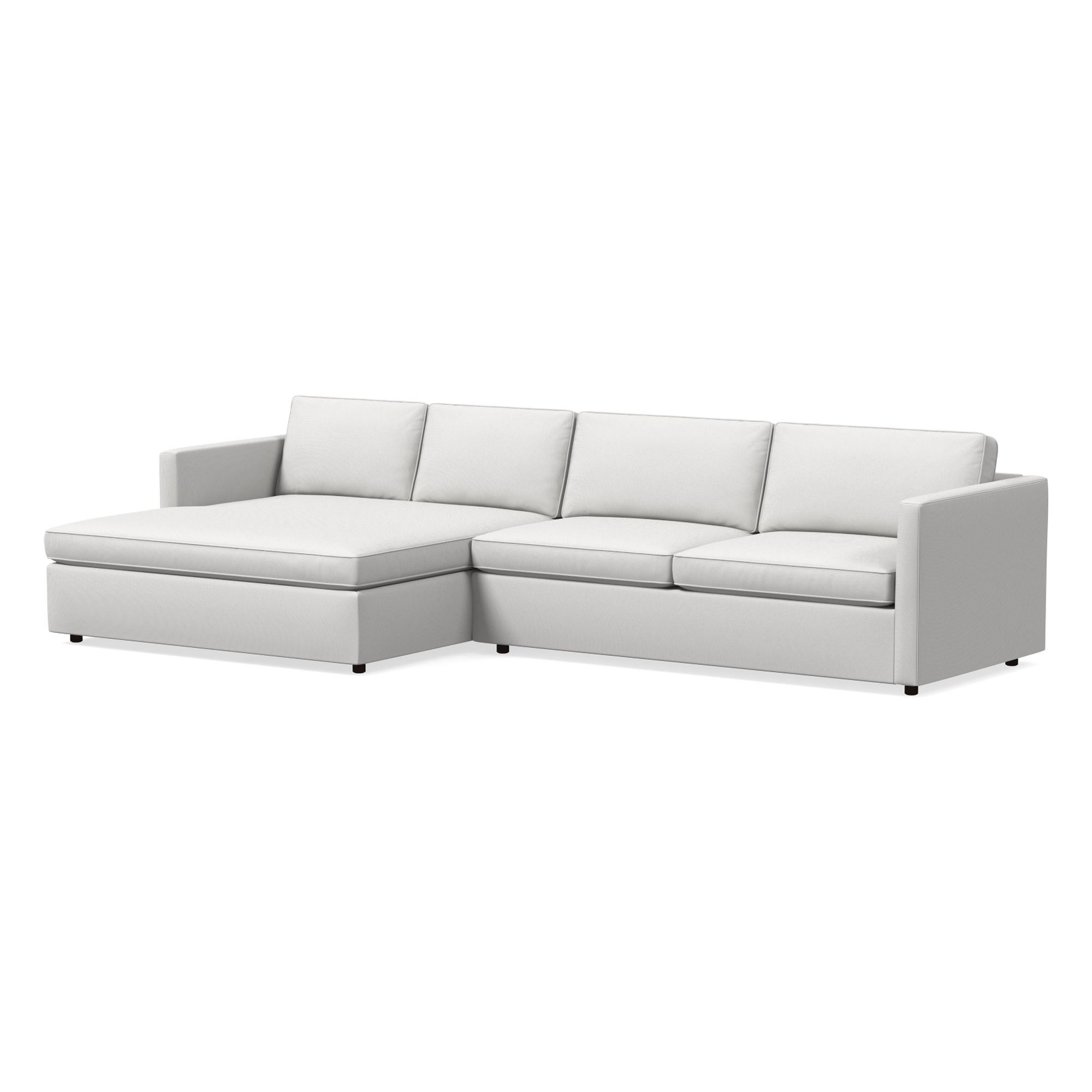 Harris Double Wide Chaise Sectional | Sofa With West Elm