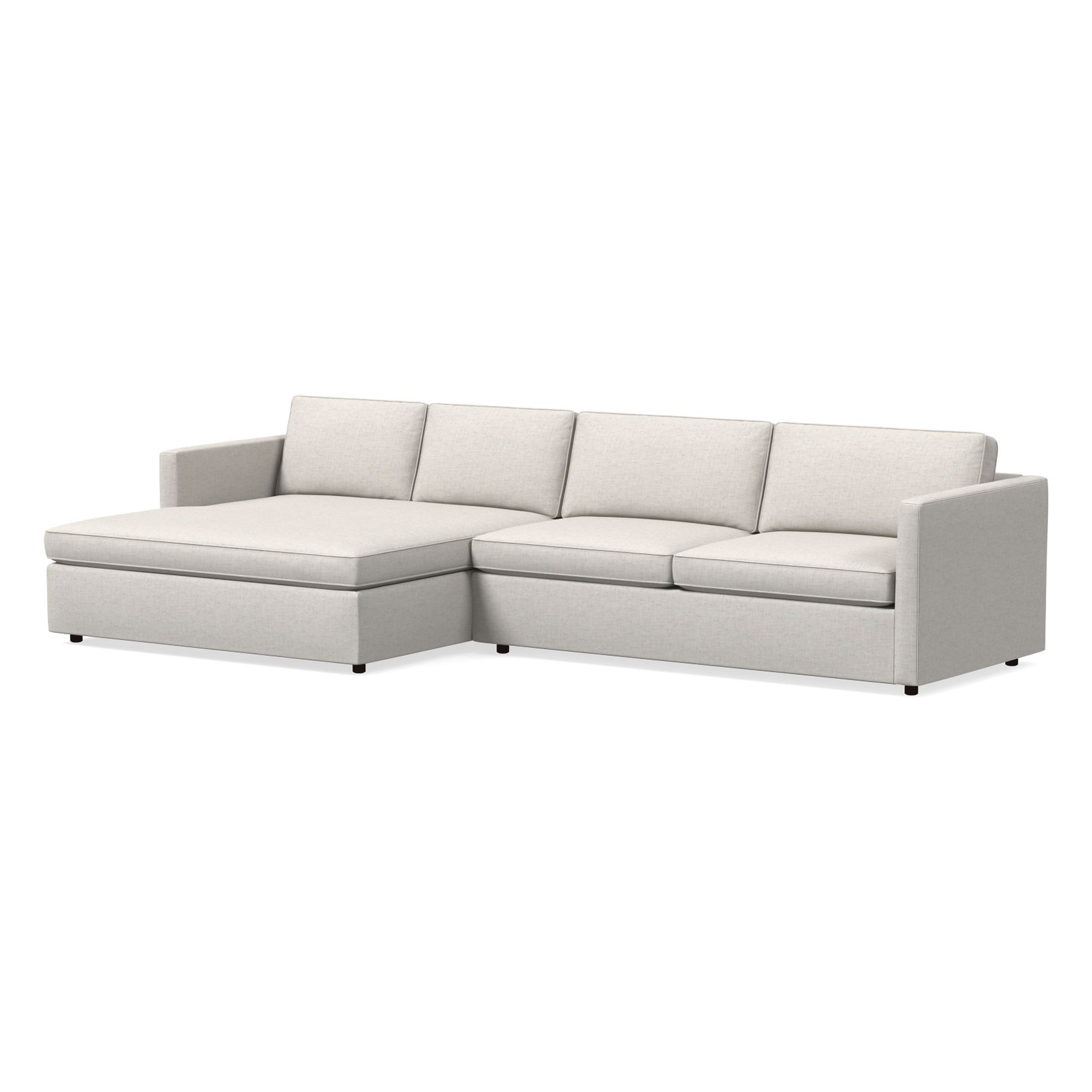 Harris Double Wide Chaise Sectional | Sofa With West Elm