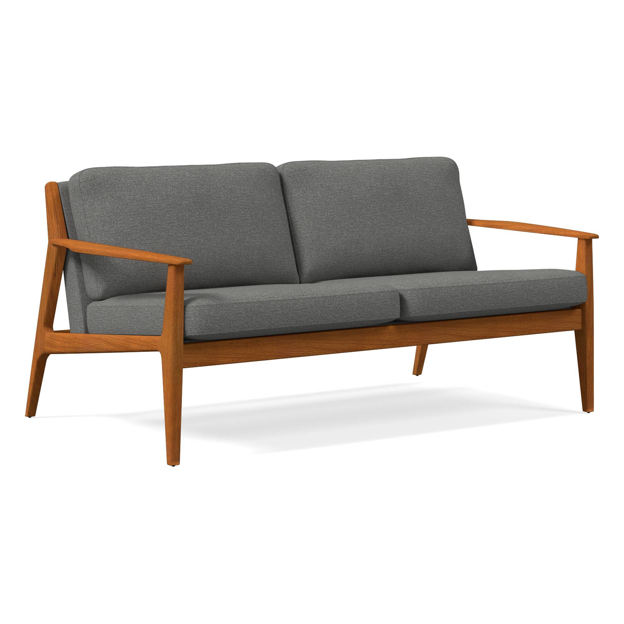 Mid-Century Show Wood Sofa (66") | West Elm