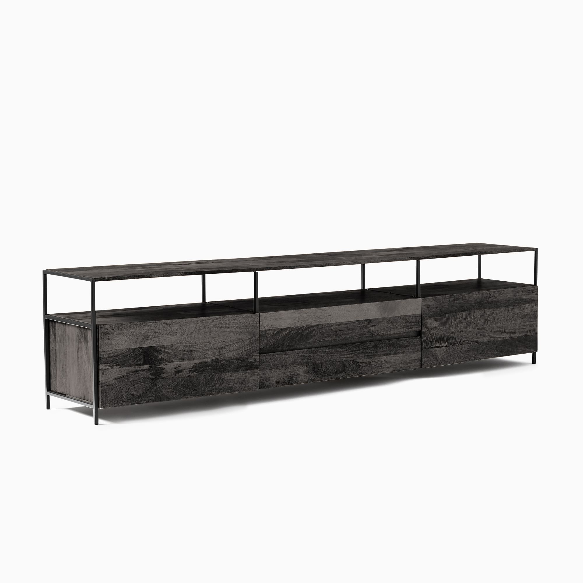 Industrial Storage Media Console (80"–96") | West Elm