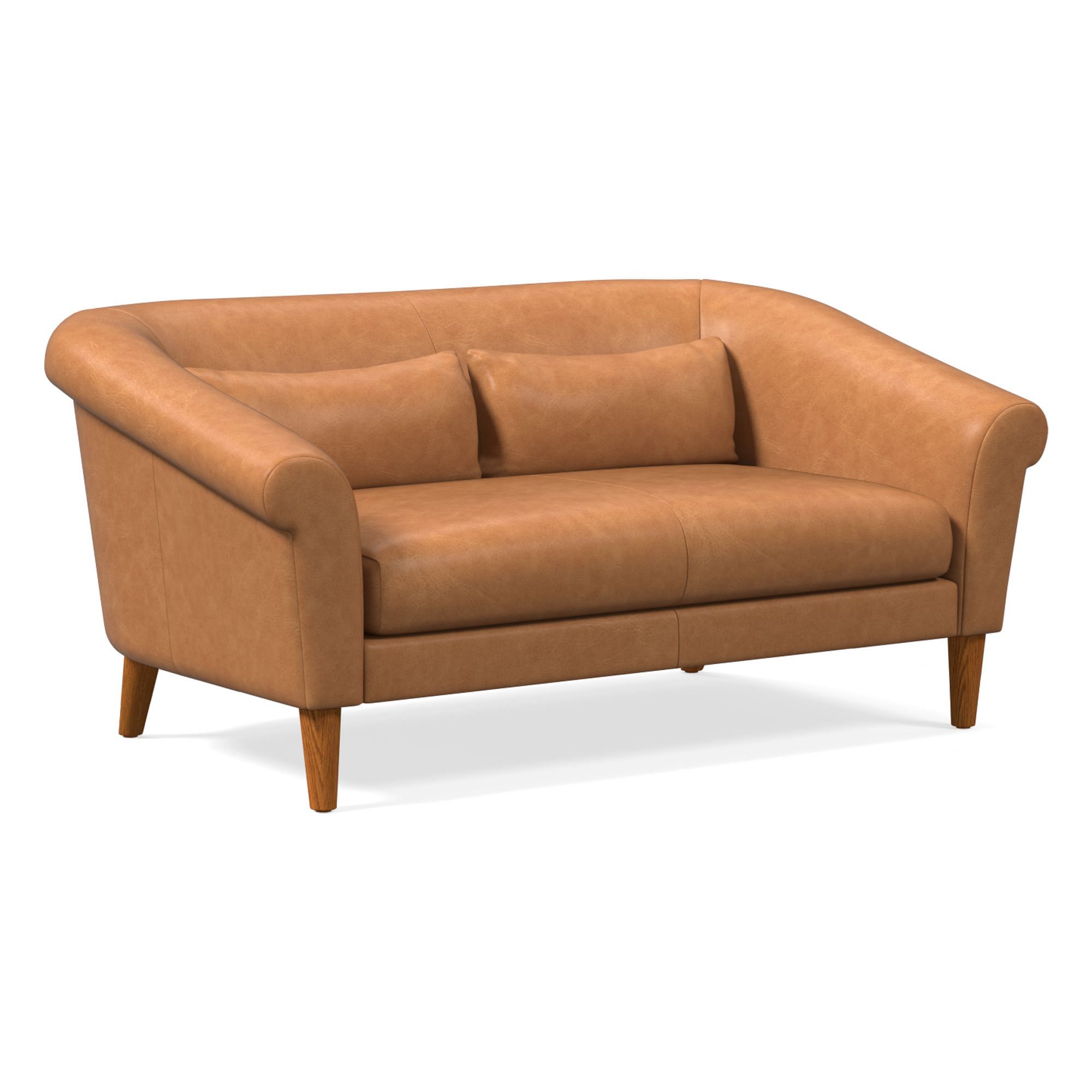 Parlor Leather Sofa (60"–82") | West Elm