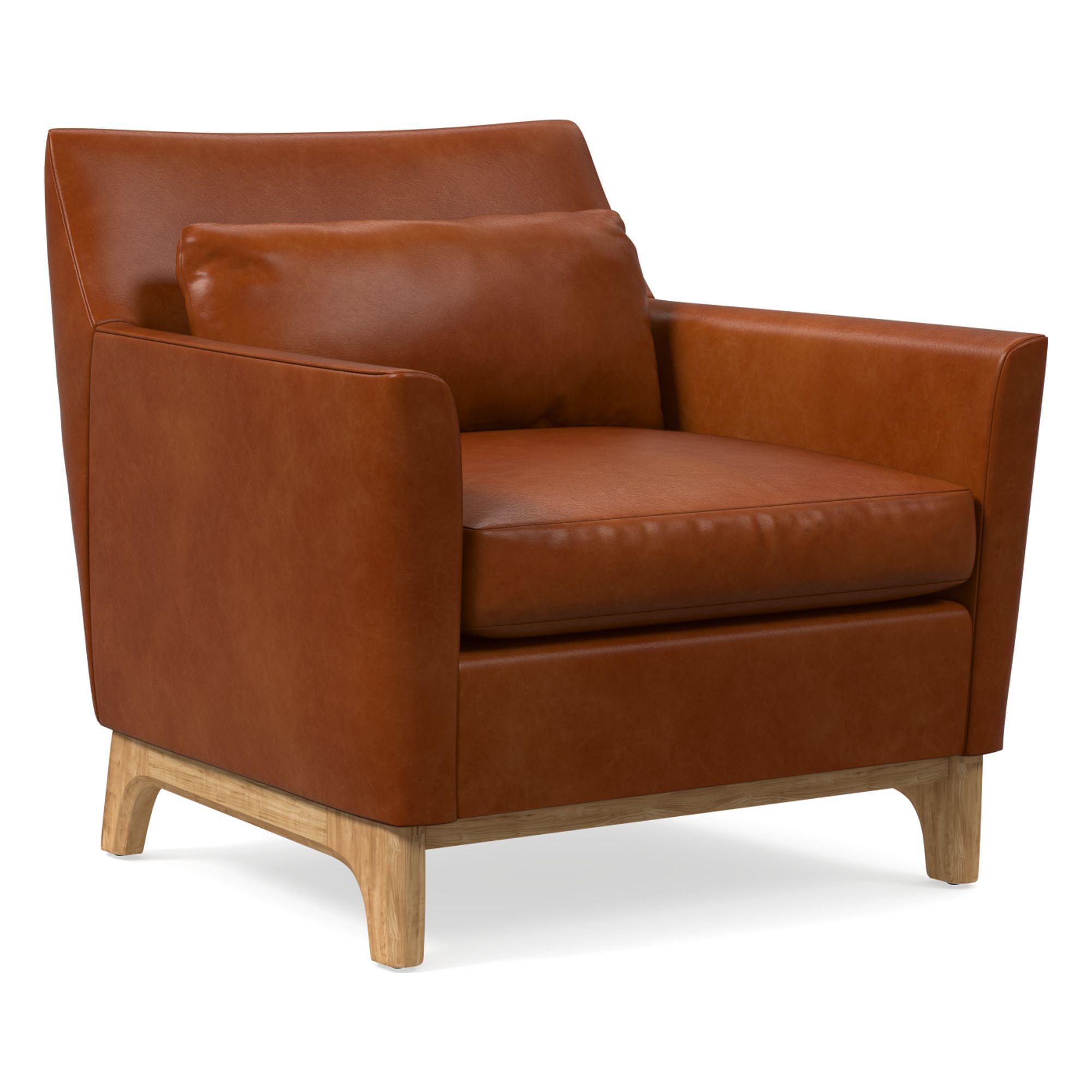 Harvey Leather Chair | West Elm