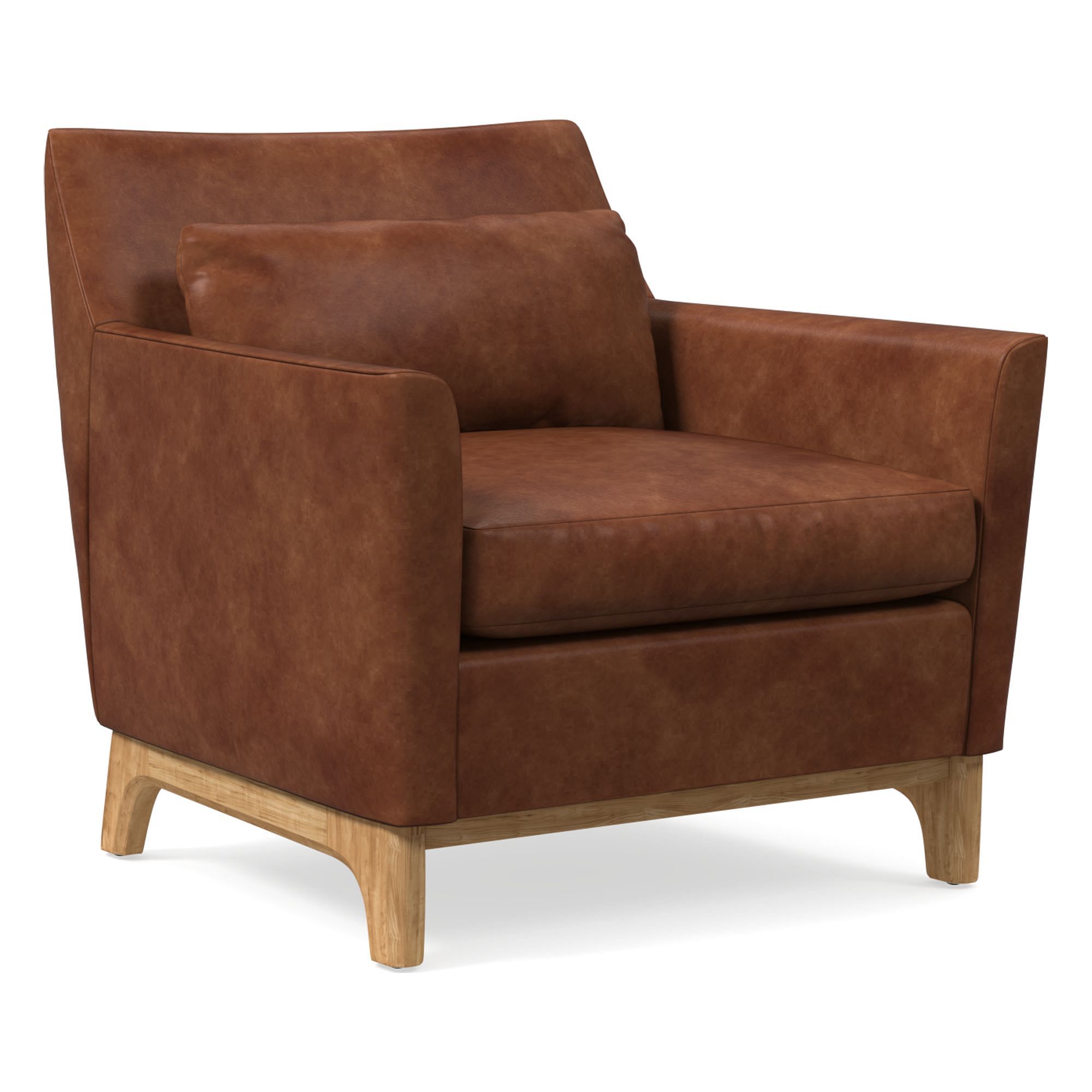 Harvey Leather Chair | West Elm