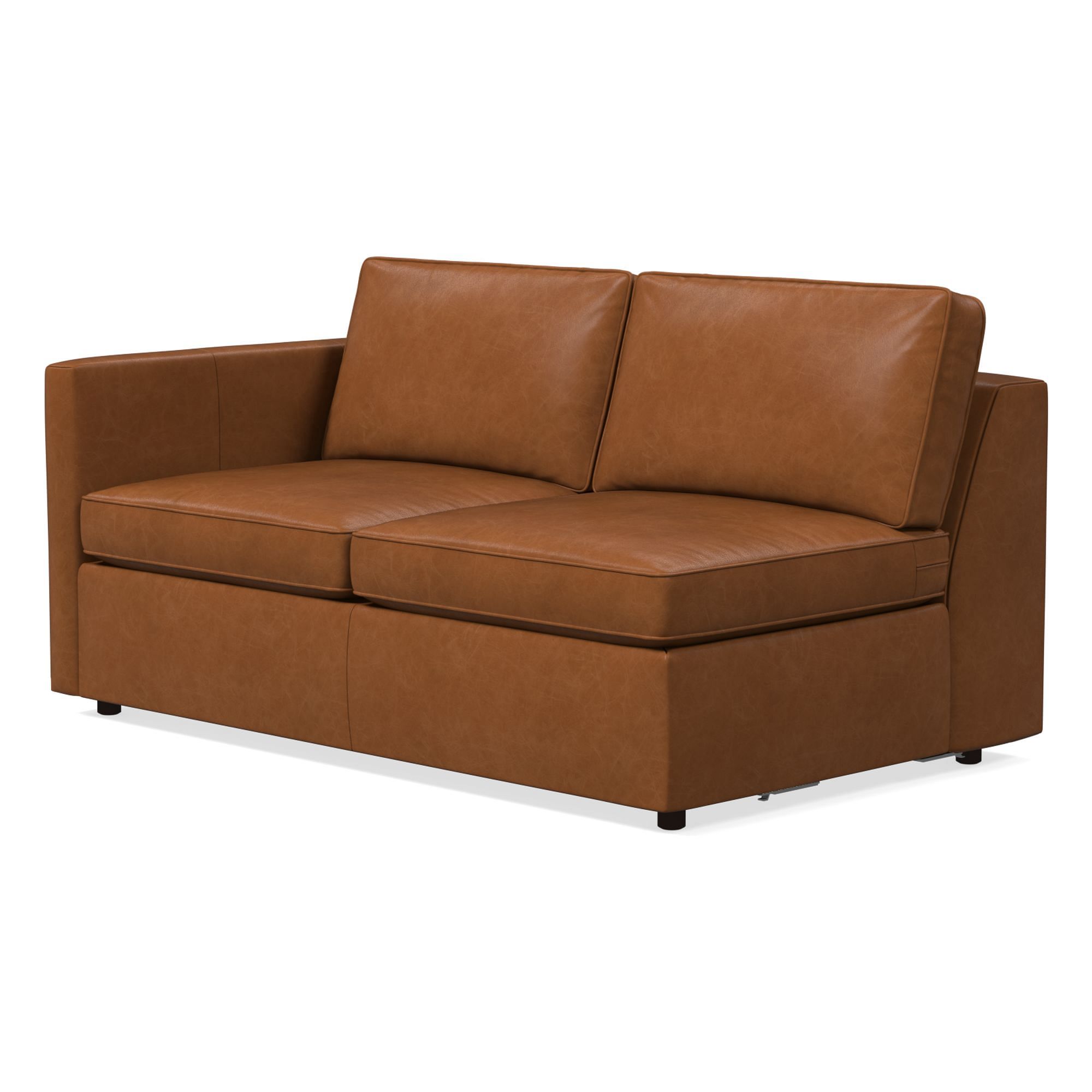 Build Your Own - Harris Leather Sectional | West Elm