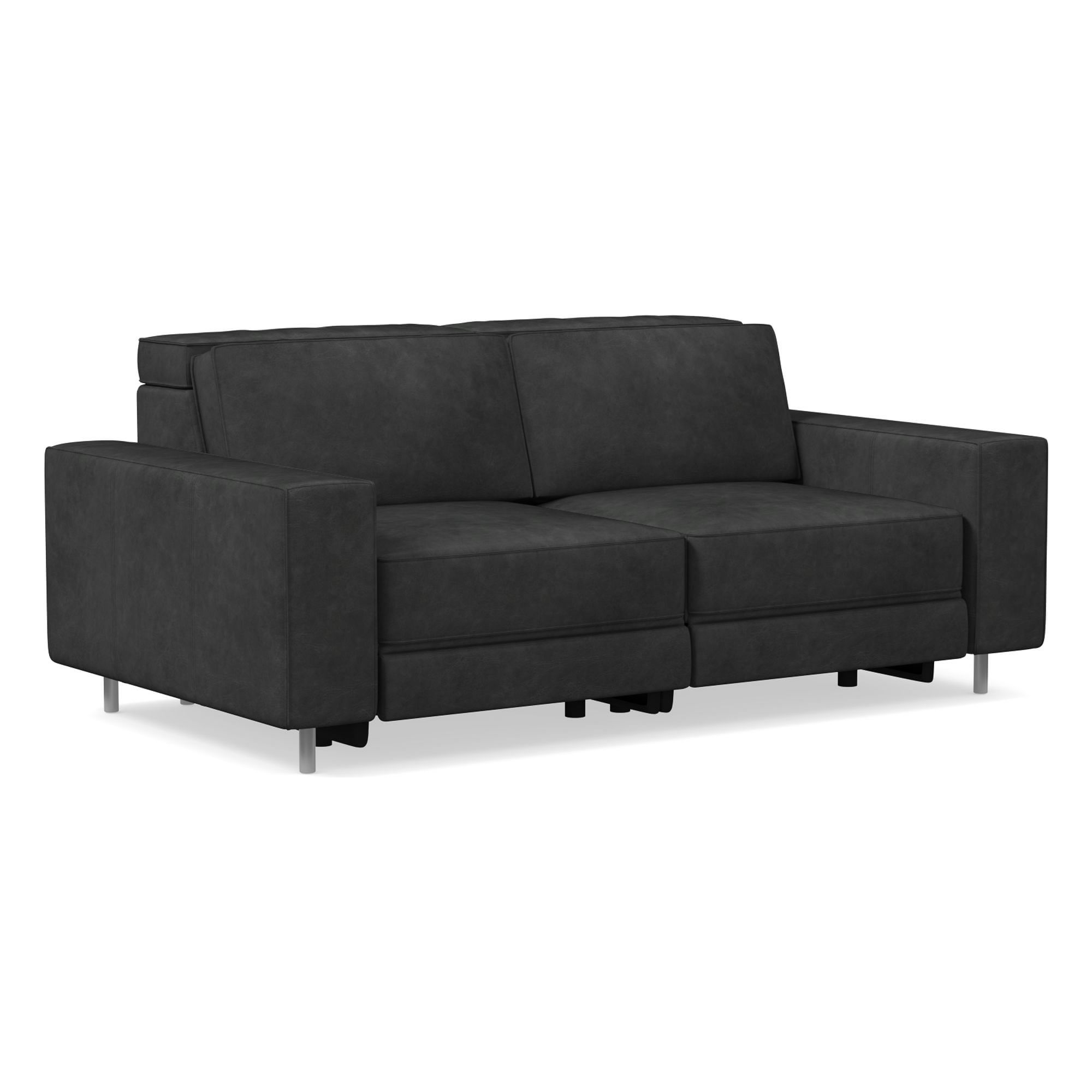 Axel Motion Reclining Leather Sofa (78") | West Elm