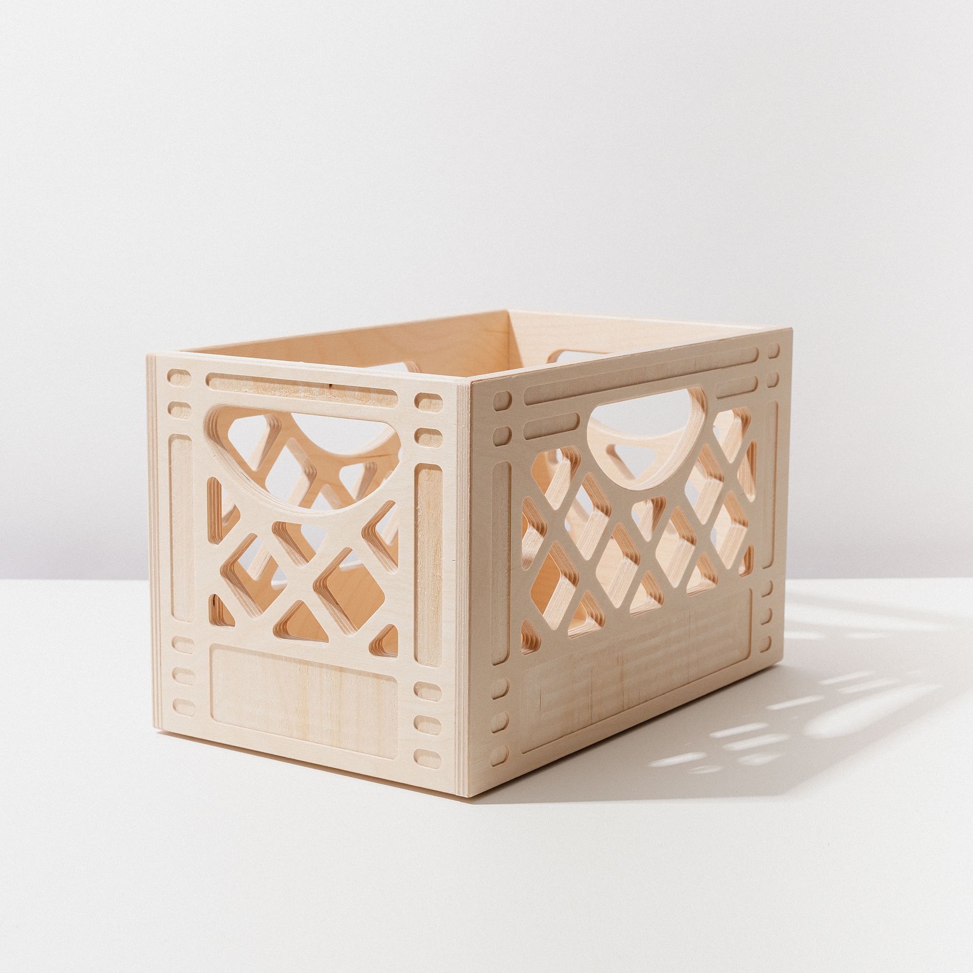 WAAM Industries Wooden Milk Crate | West Elm