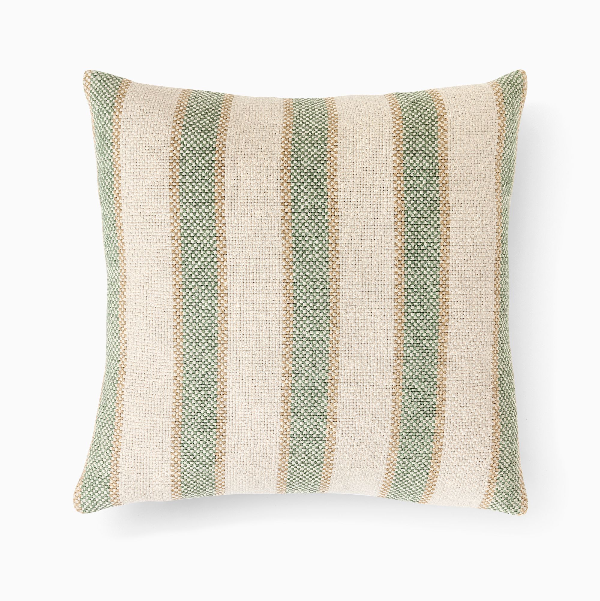 Outdoor Cabana Stripe Pillow | West Elm