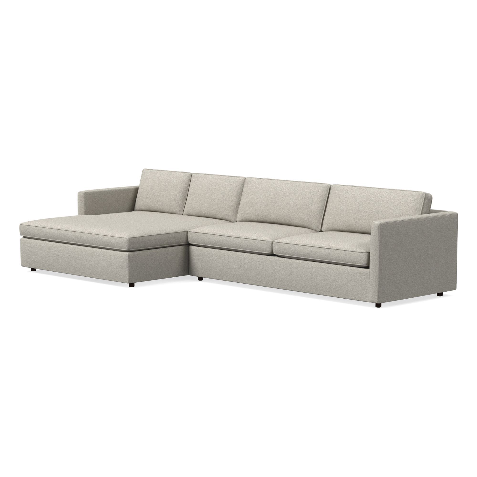 Harris Double Wide Chaise Sectional | Sofa With West Elm