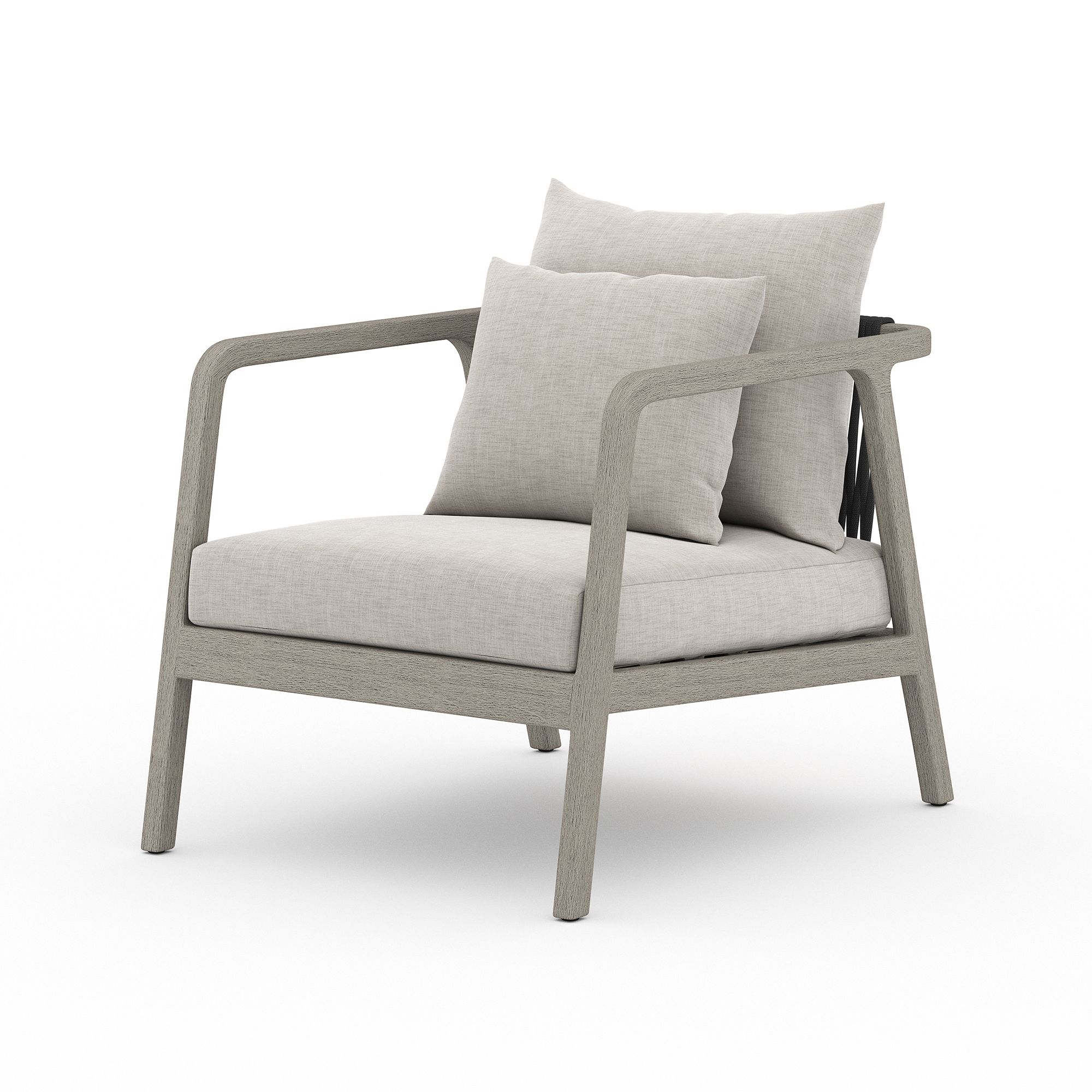 Rope & Wood Outdoor Chair | West Elm