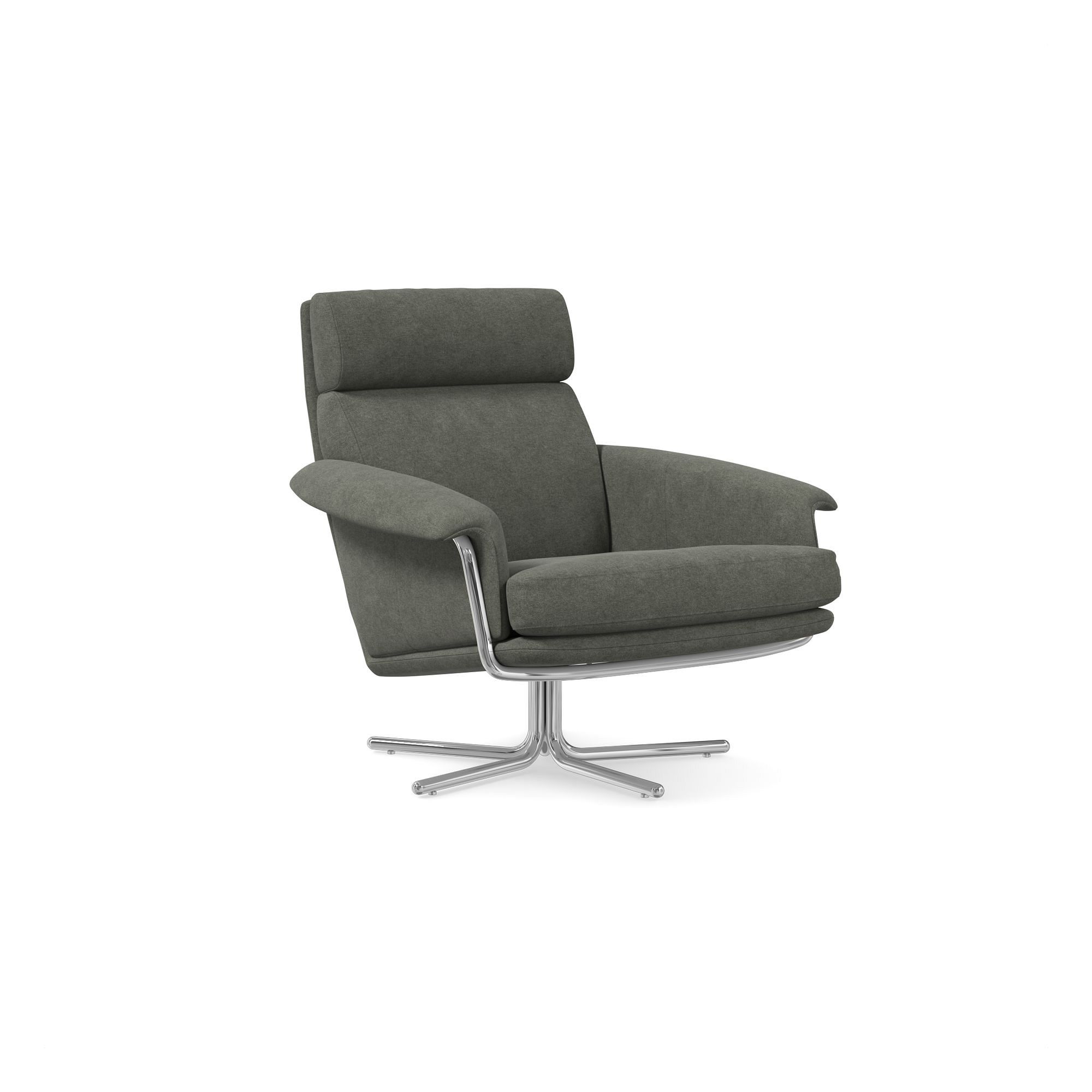 Kristoff Swivel Chair | West Elm