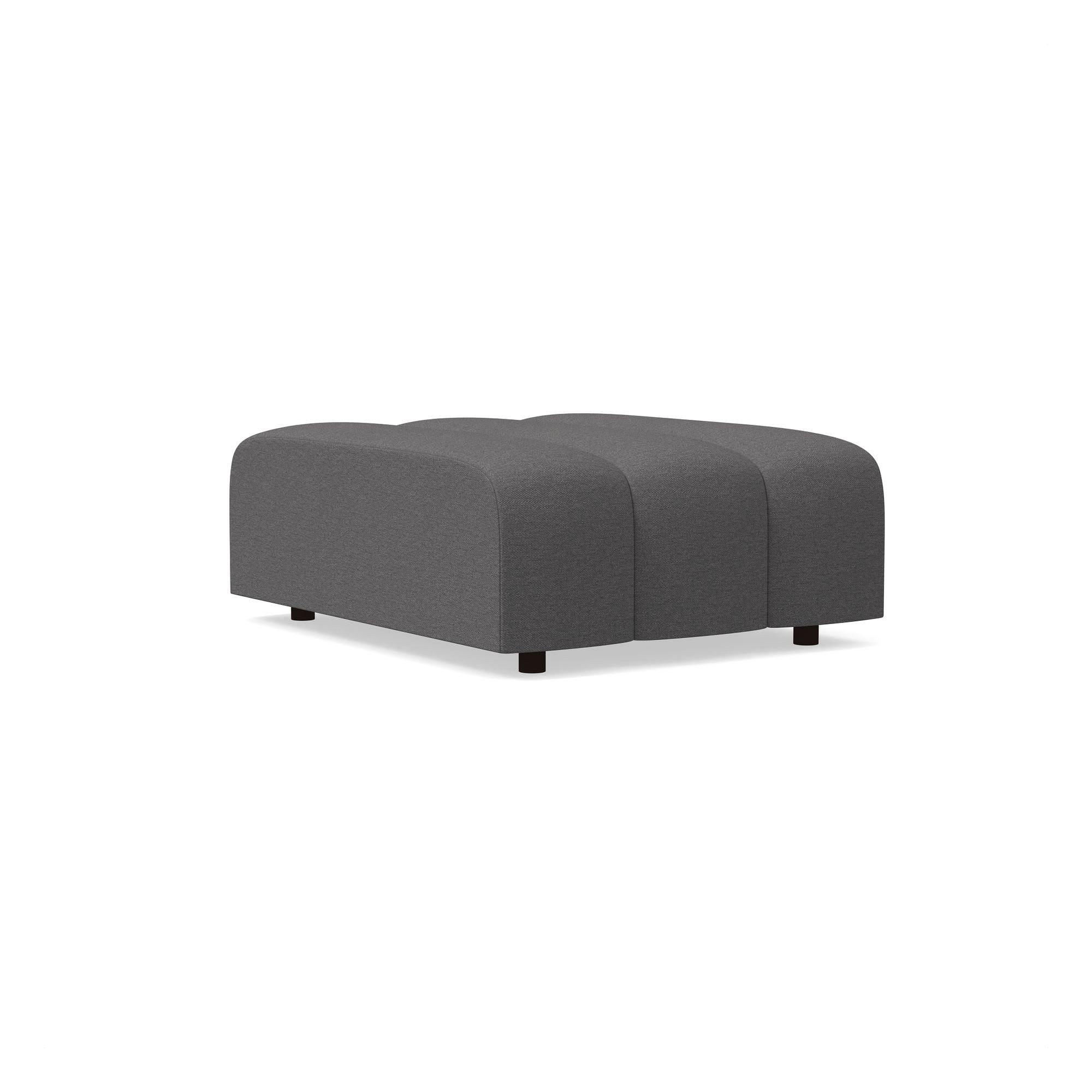 Avalon Channeled Ottoman | West Elm