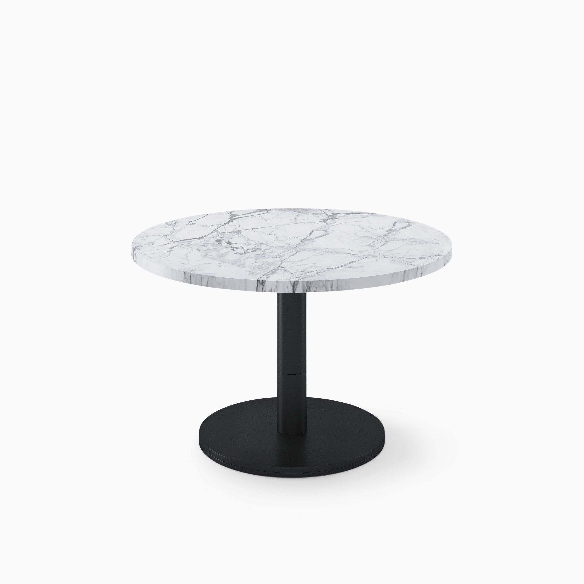 Orbit Extra Large Round Dining Table- Faux Marble | West Elm