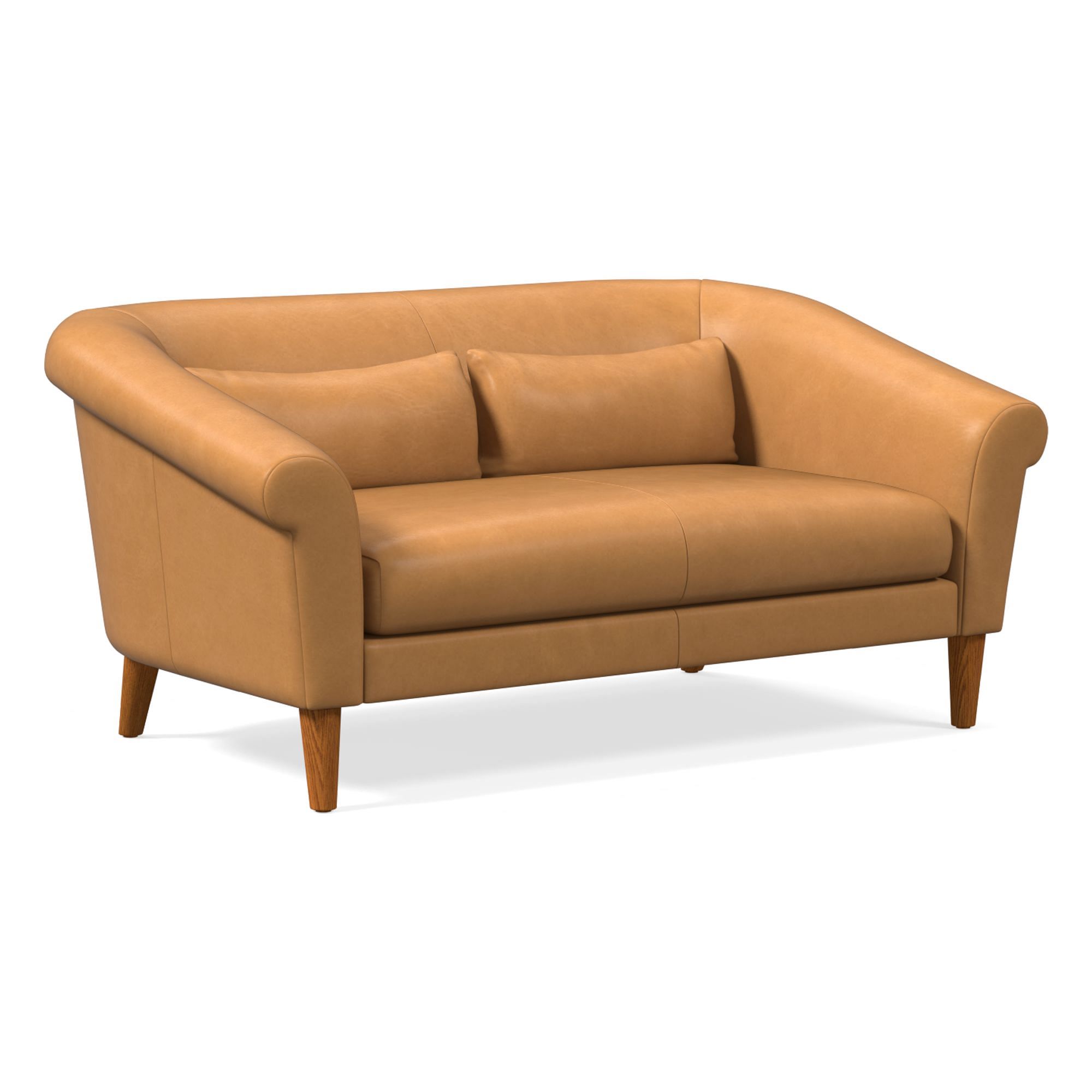 Parlor Leather Sofa (60"–82") | West Elm