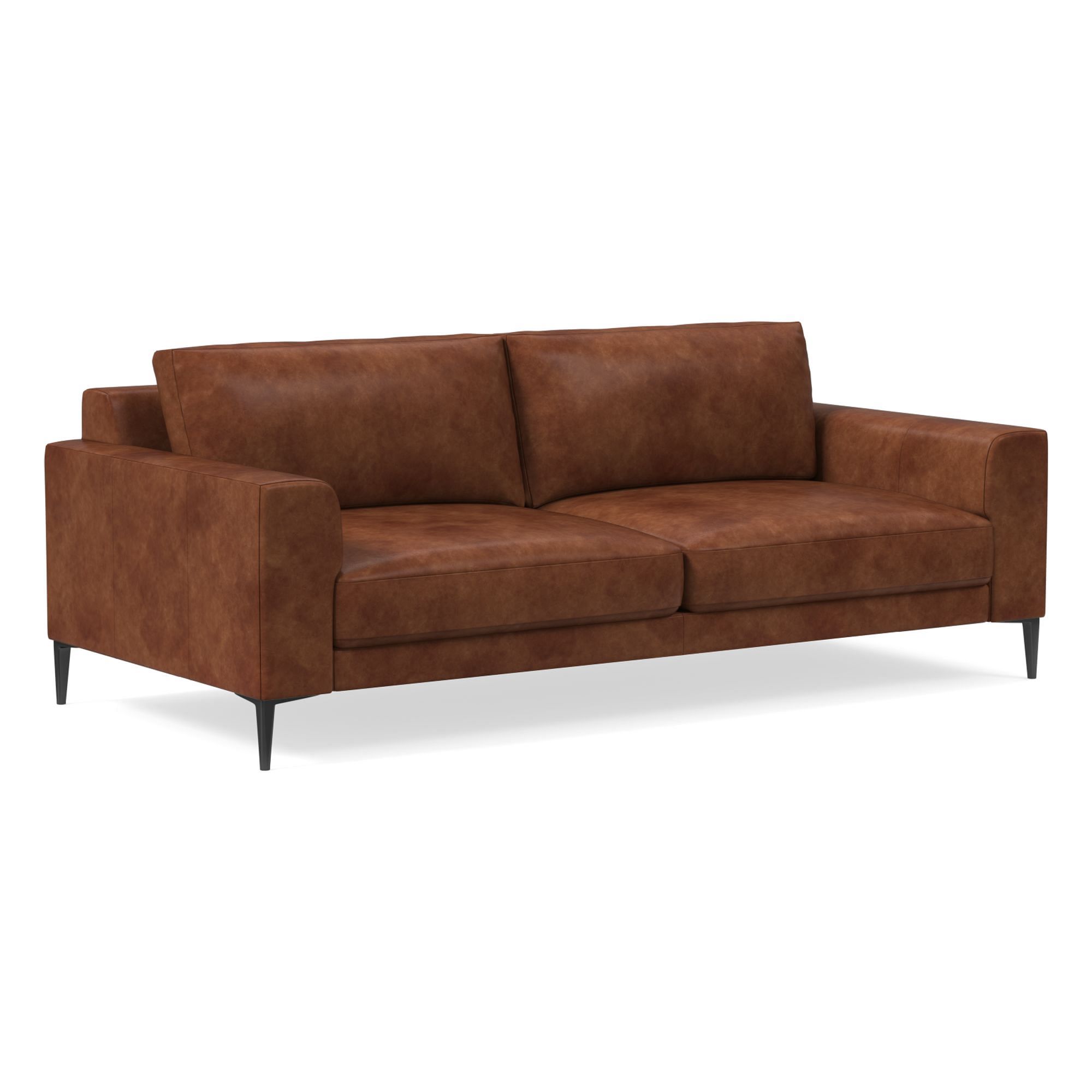 Harper Leather Sofa (76"–96") | West Elm