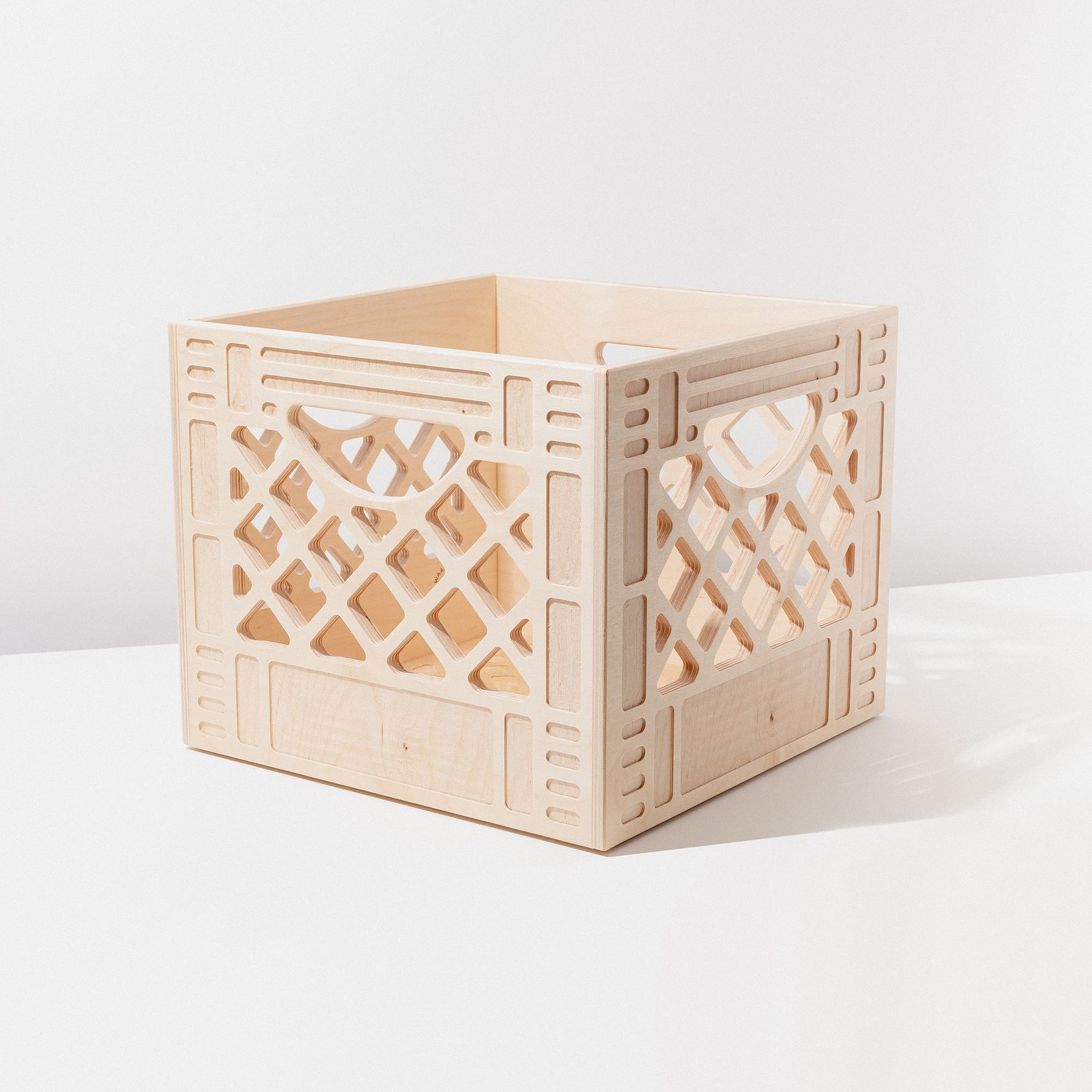 WAAM Industries Wooden Milk Crate | West Elm