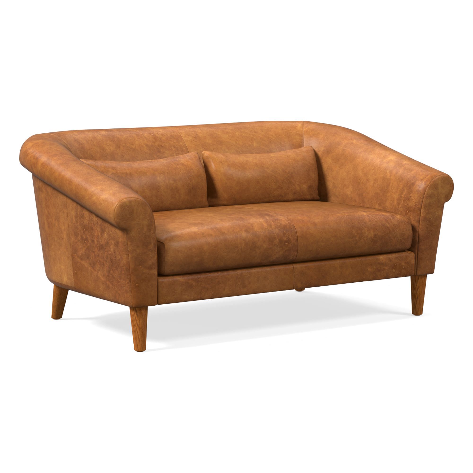 Parlor Leather Sofa (60"–82") | West Elm