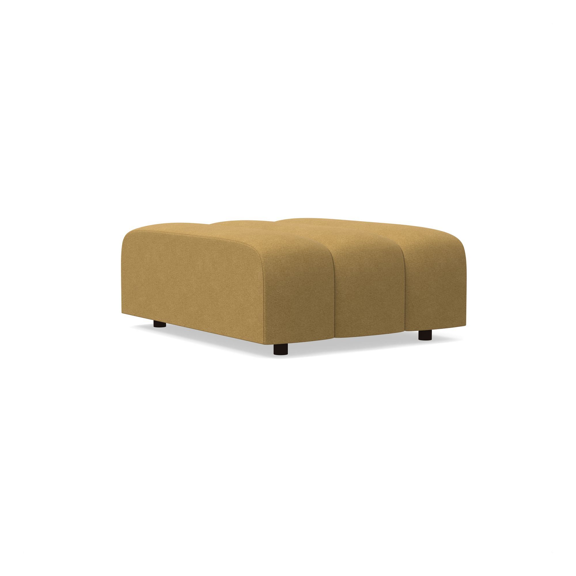 Avalon Channeled Ottoman | West Elm