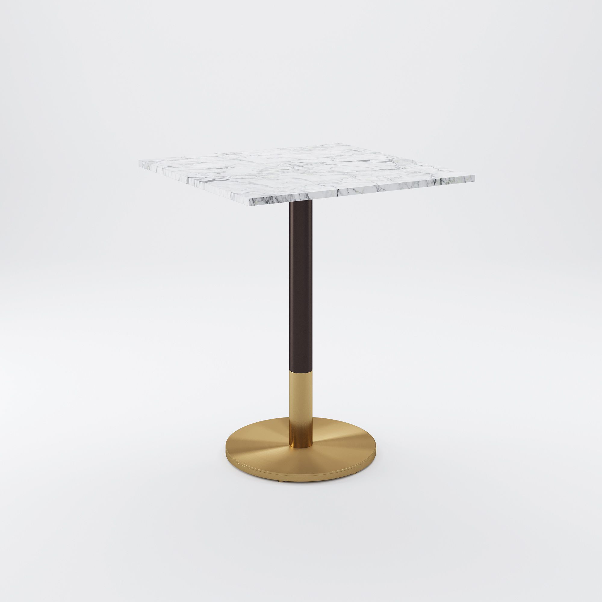 Orbit Bar Table - Faux Marble Square (Clearance) | West Elm