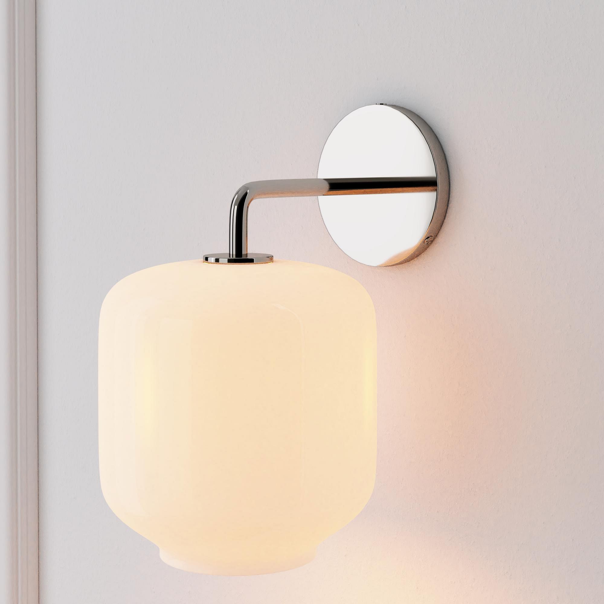 Sculptural Glass Pebble Wall Sconce - Medium | West Elm