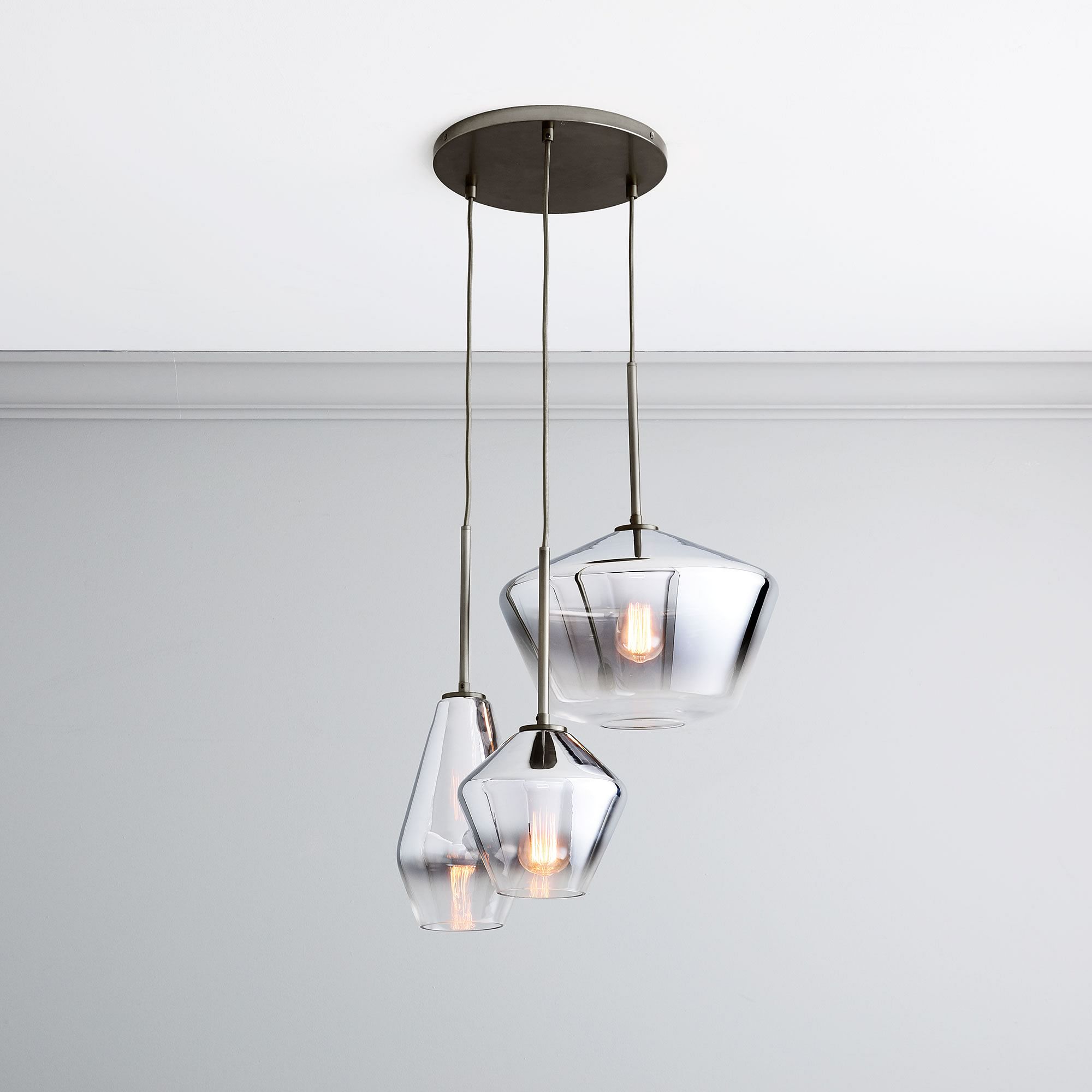 Sculptural -Light Geo Chandelier | West Elm