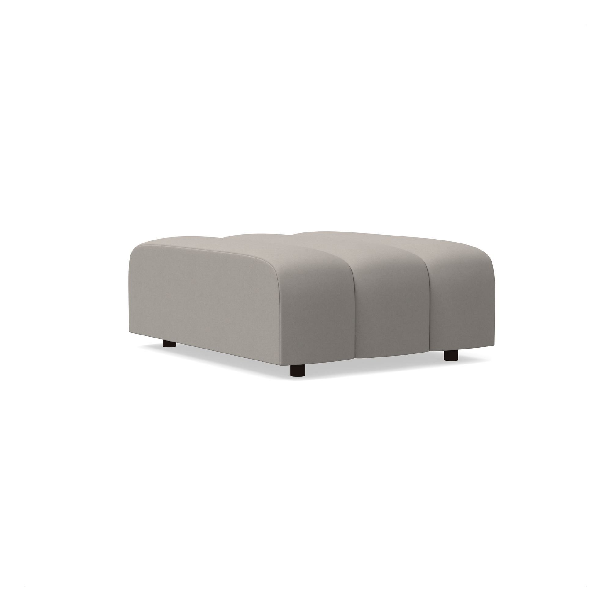 Avalon Channeled Ottoman | West Elm