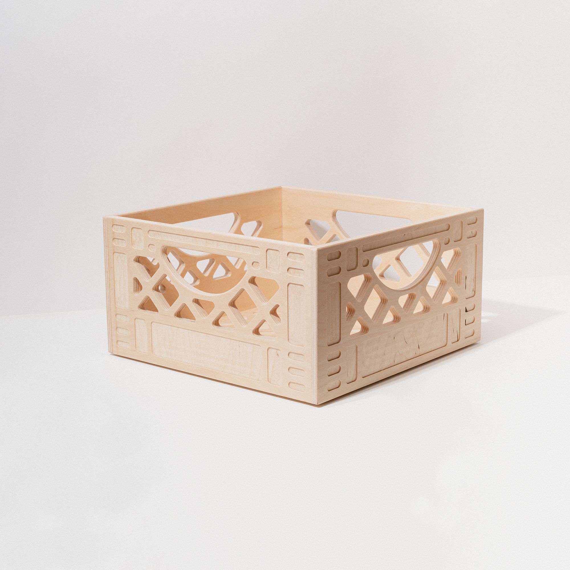 WAAM Industries Wooden Milk Crate | West Elm