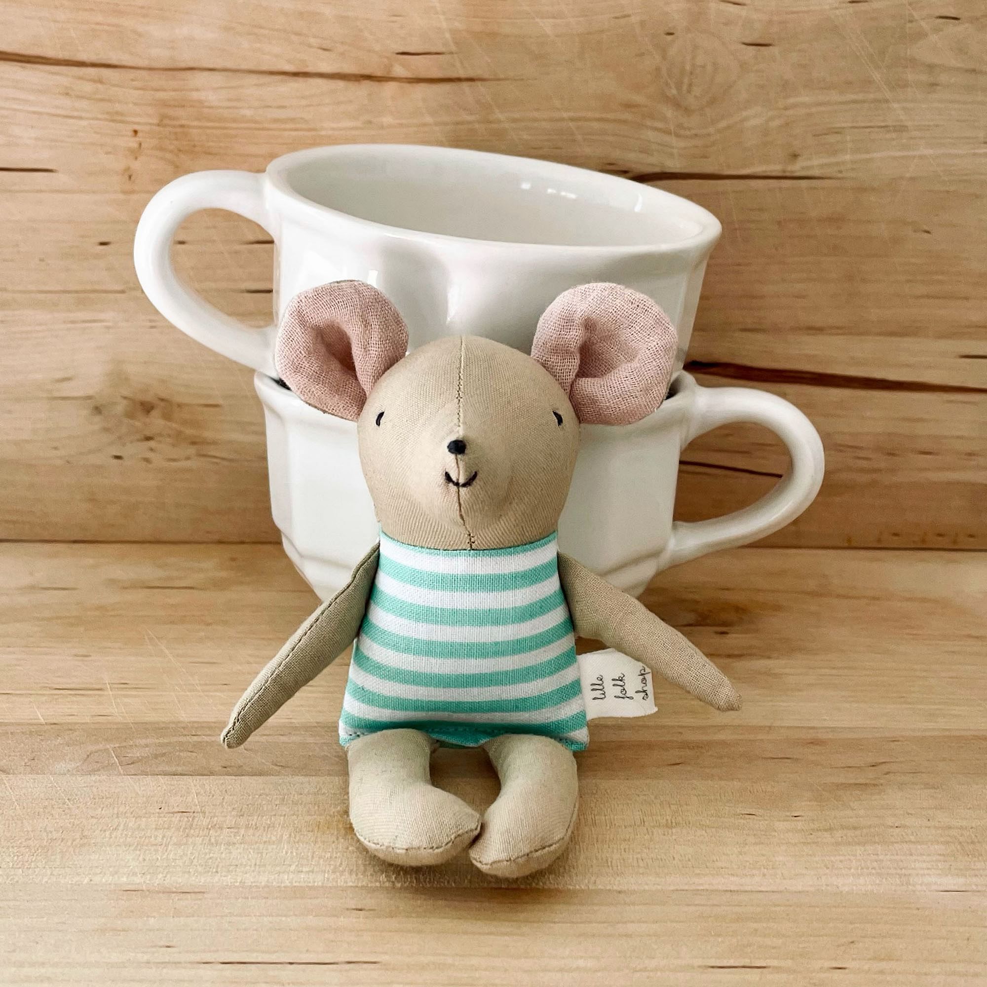 Lille Folk Shop Mozza Mouse Stuffed Animal | West Elm