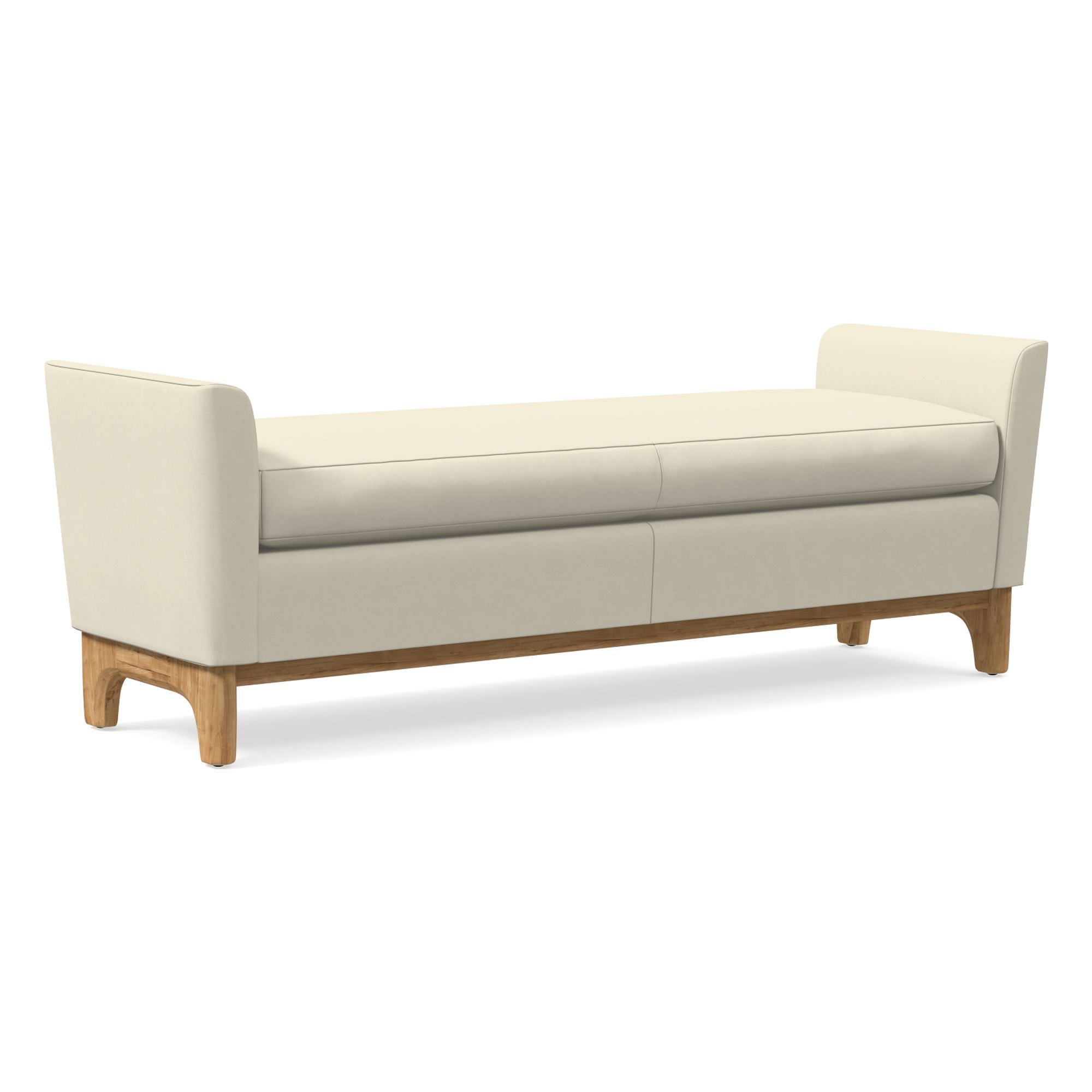 Harvey Leather Bench | West Elm