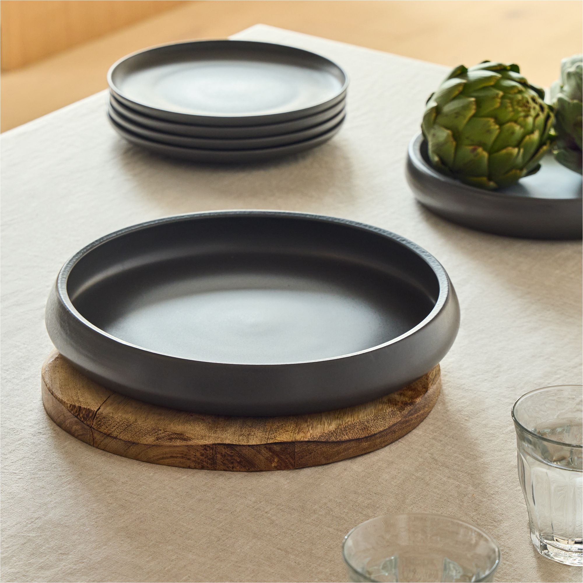 Cloud Terre Collection Arlo Serve Bowls | West Elm